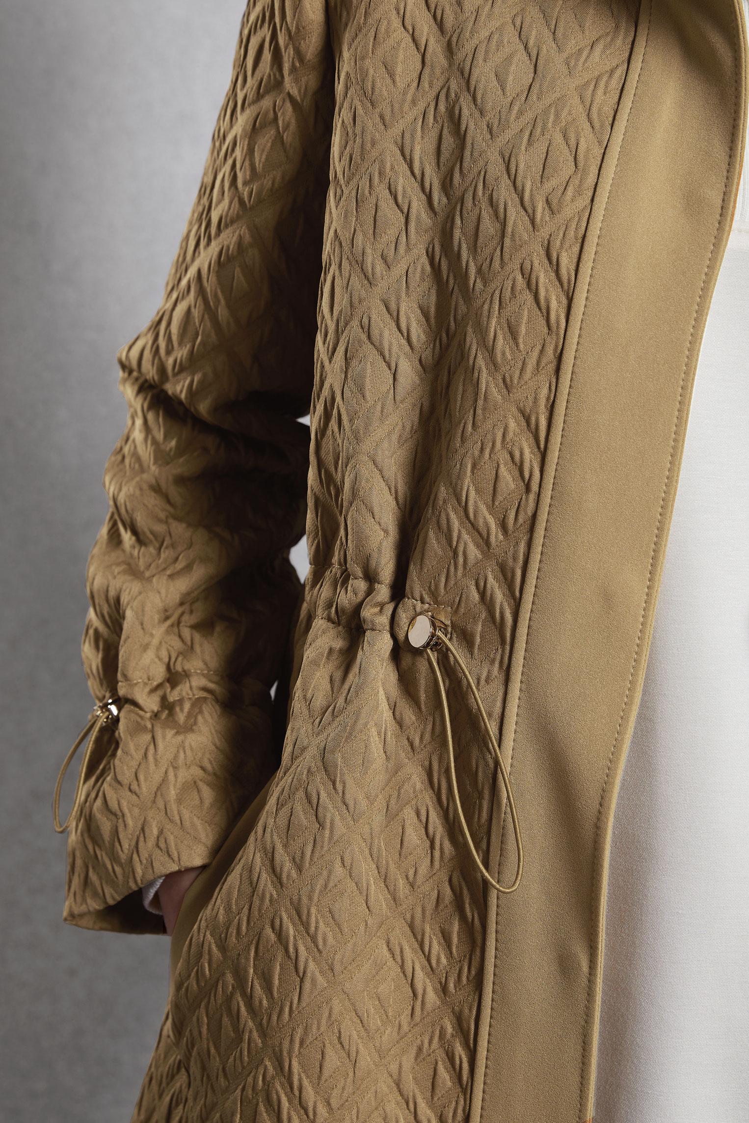 Vêtements hijab BRUN TRENCH-COAT MATELASSÉ 10929