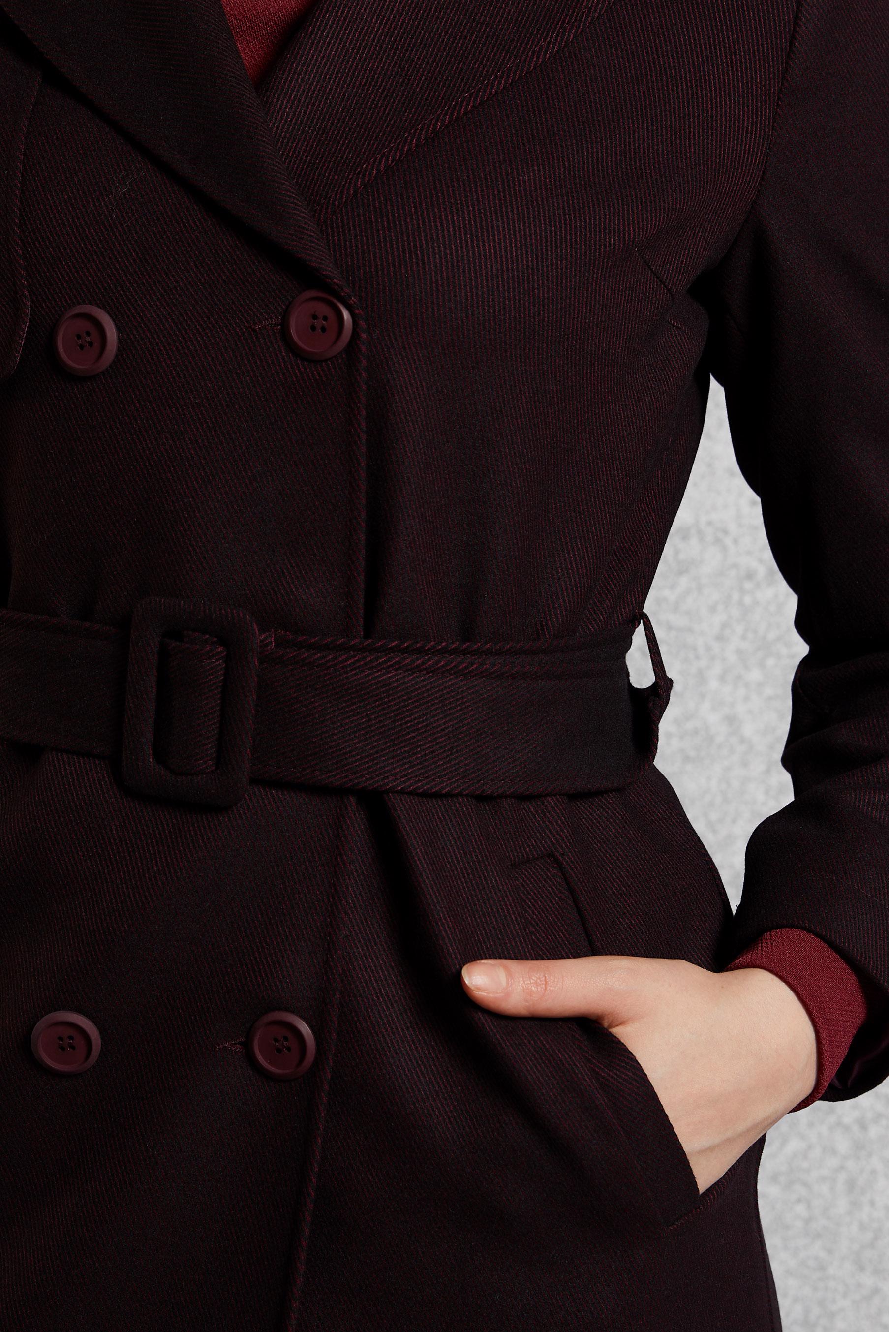 Vêtements hijab NOIR TRENCH-COAT CEINTURÉ 10932