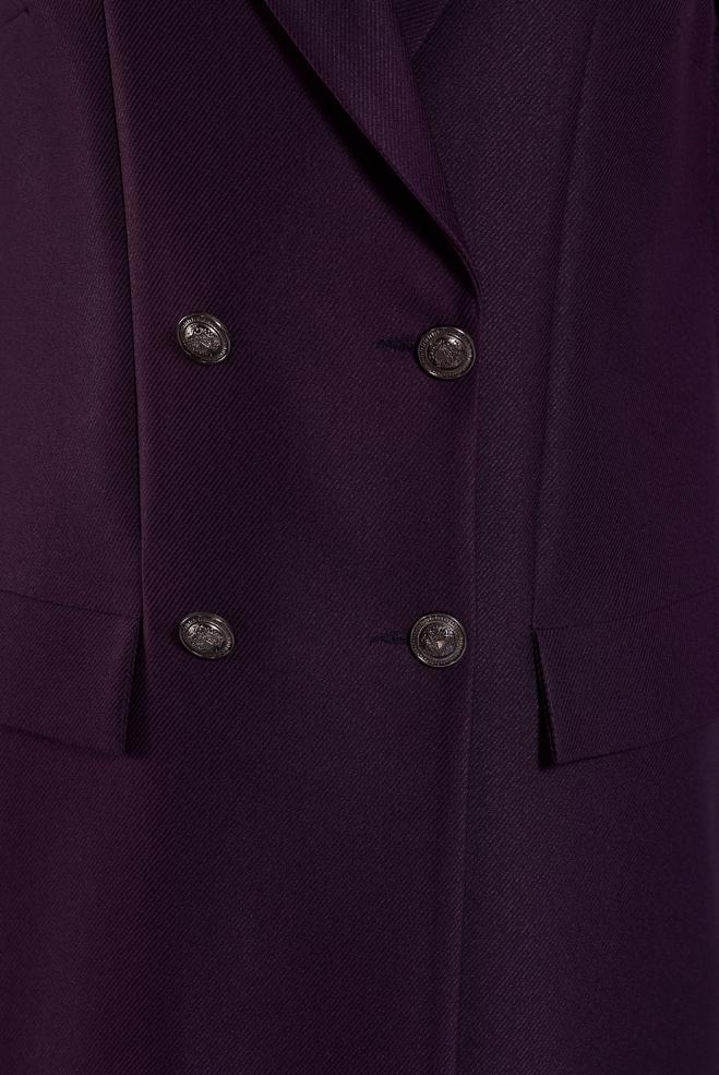 Vêtements hijab POURPRE GILET À DOUBLE BOUTONNAGE 45219 - ALVİNA