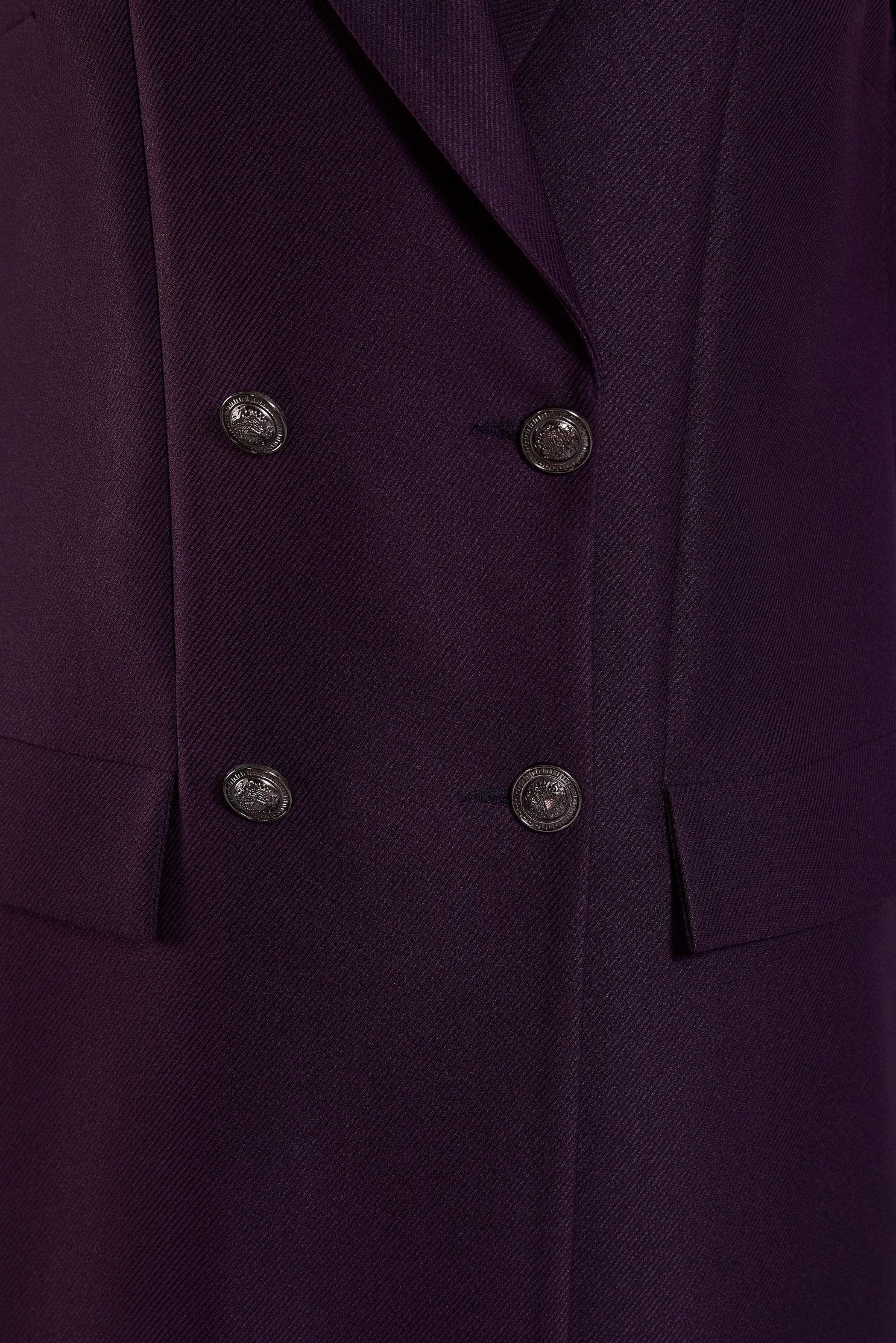 Vêtements hijab POURPRE GILET À DOUBLE BOUTONNAGE 45219