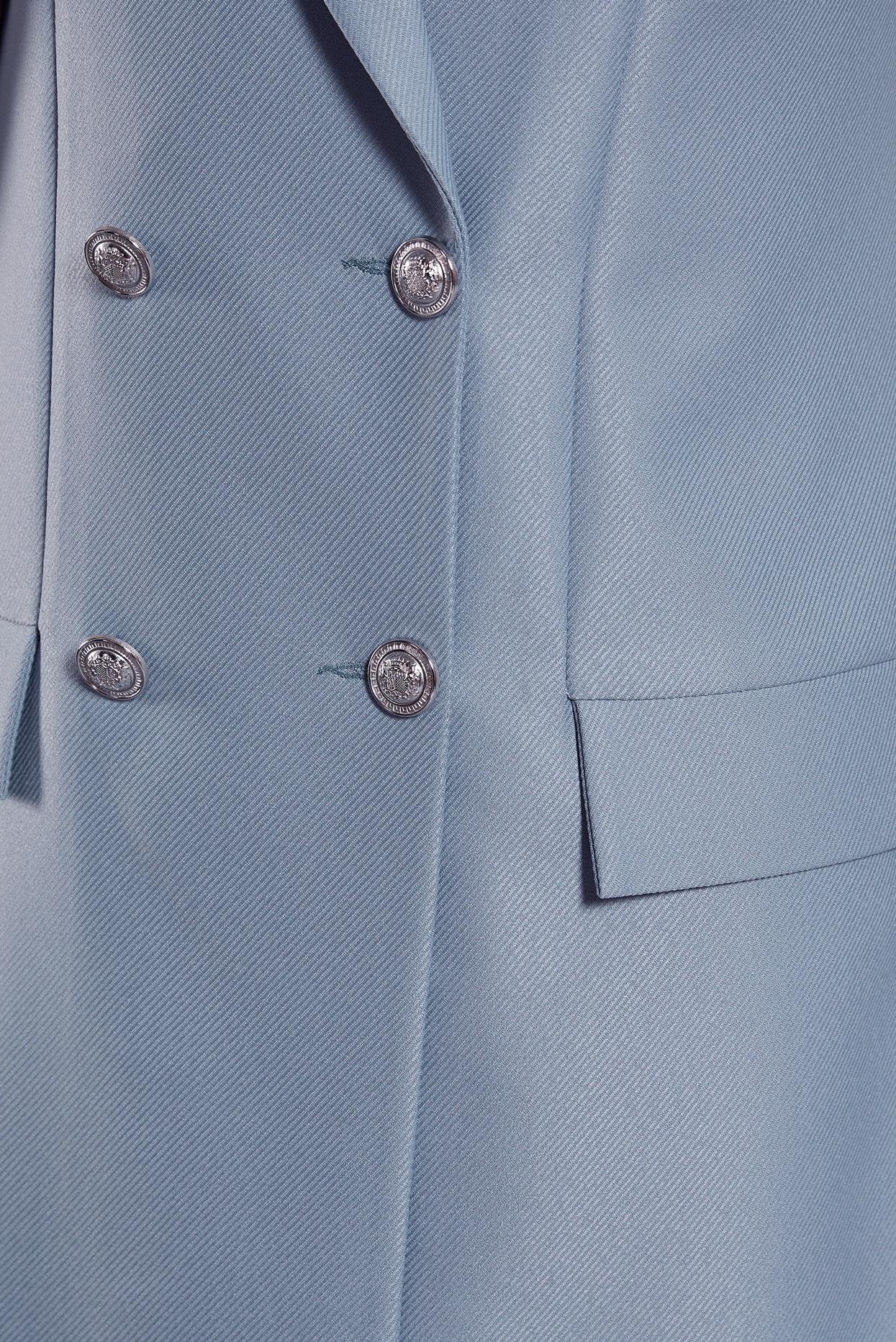 Vêtements hijab BLEU GILET À DOUBLE BOUTONNAGE 45219