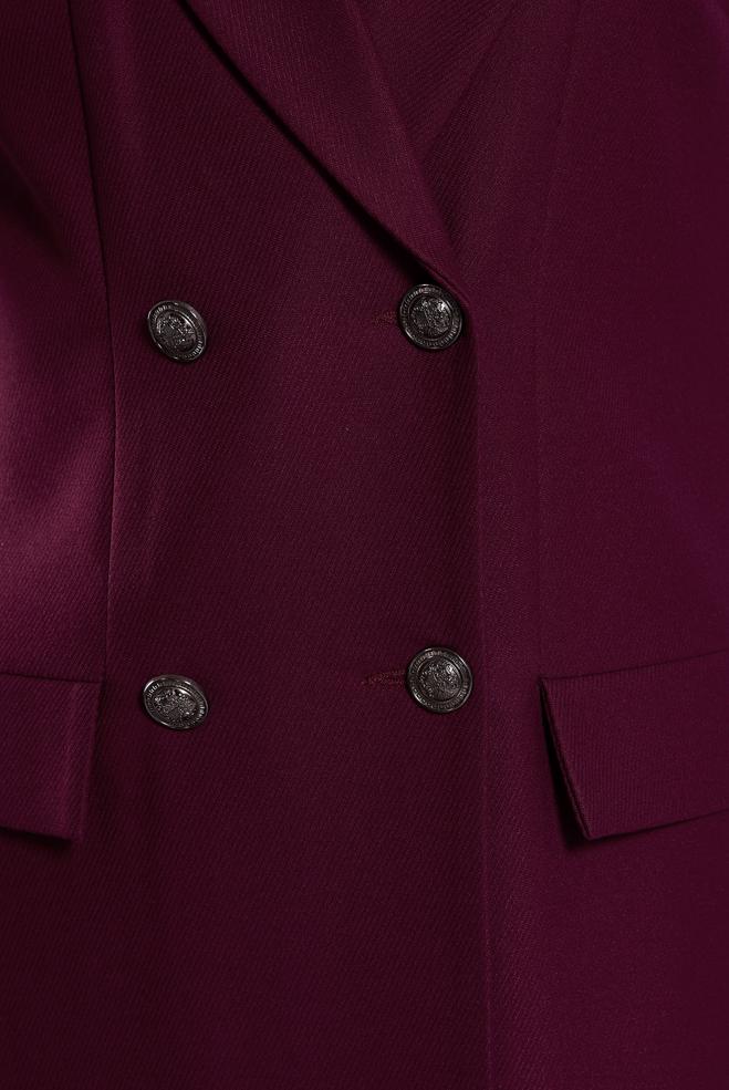 Vêtements hijab POURPRE GILET À DOUBLE BOUTONNAGE 45219 - ALVİNA