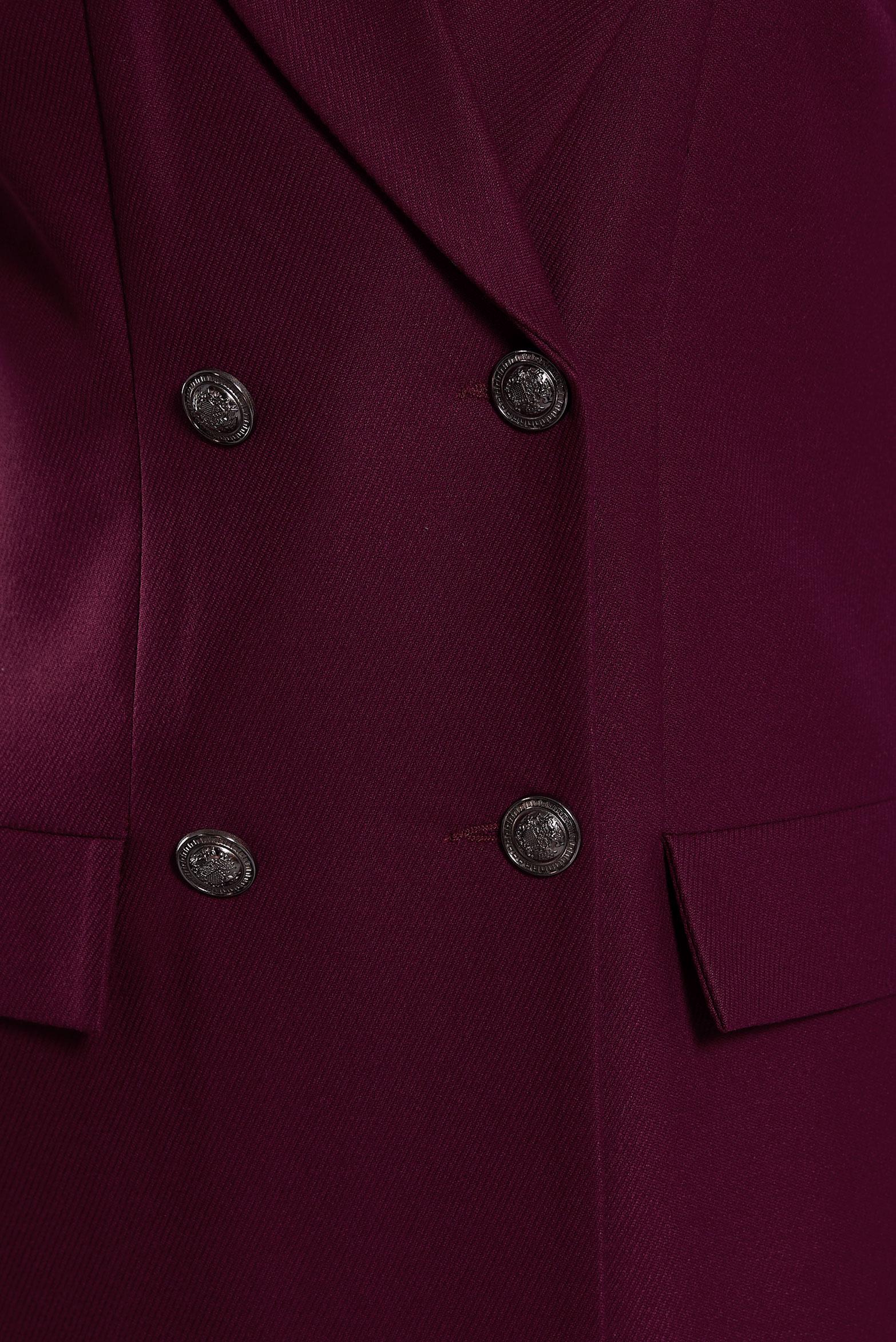 Vêtements hijab POURPRE GILET À DOUBLE BOUTONNAGE 45219