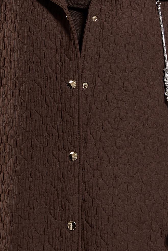 Vêtements hijab BRUN GILET MATELASSÉ 45243 - ALVİNA