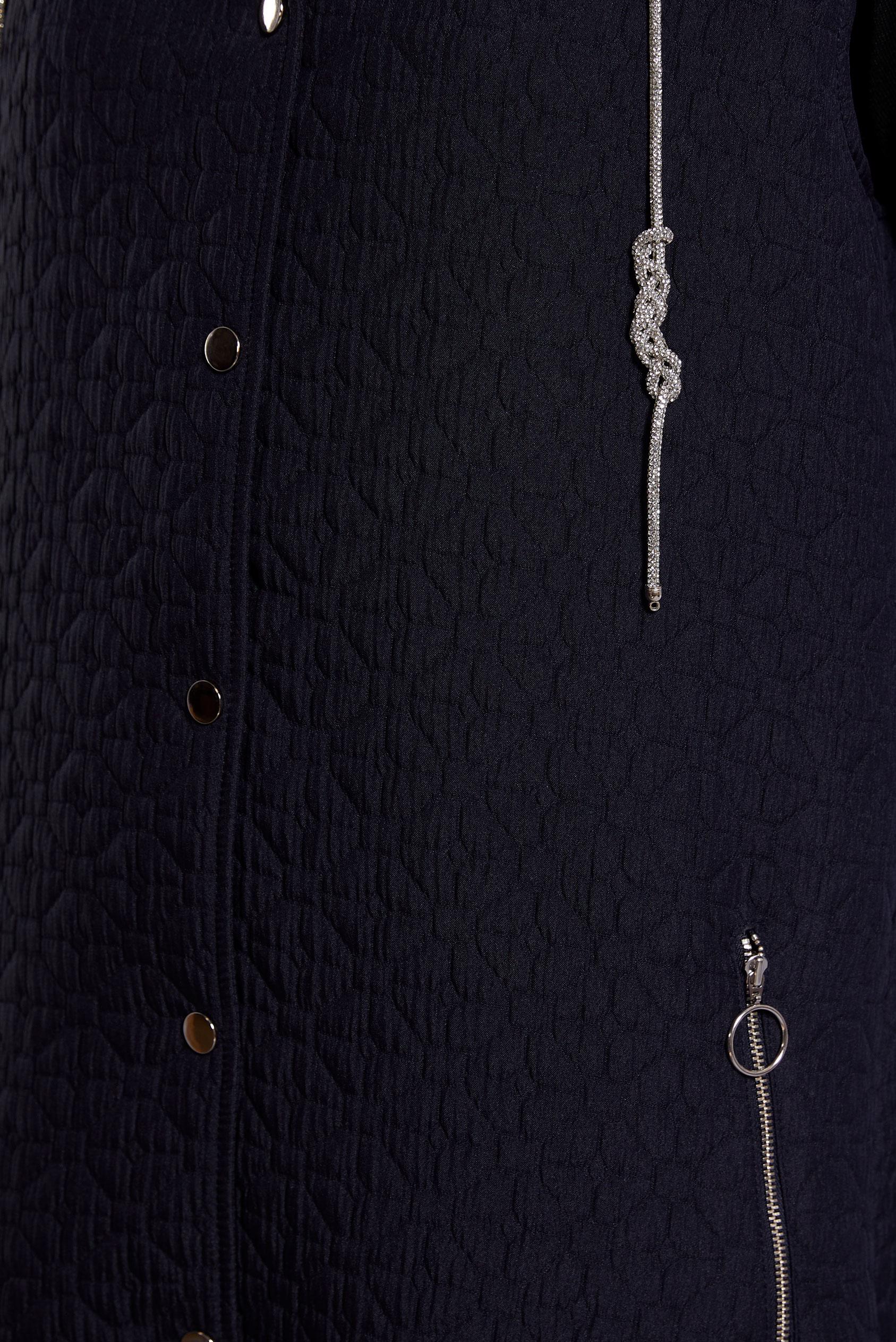 Tesettür giyim LACİVERT CEPLİ KAPİTONE YELEK 45243