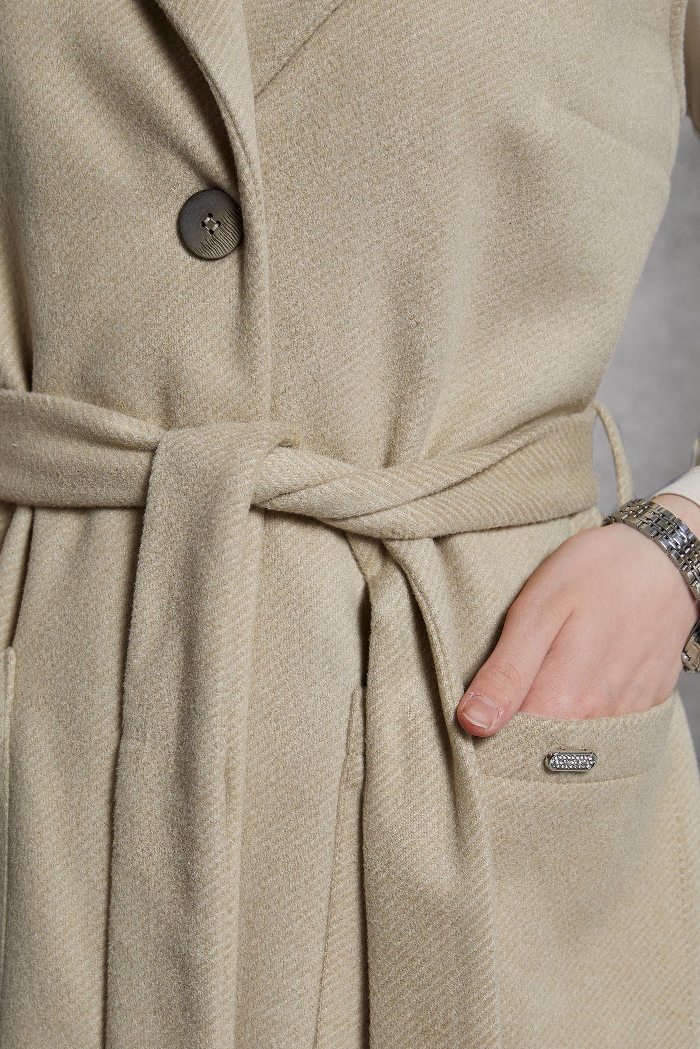 Vêtements hijab BEIGE GILET CEINTURÉ 45303