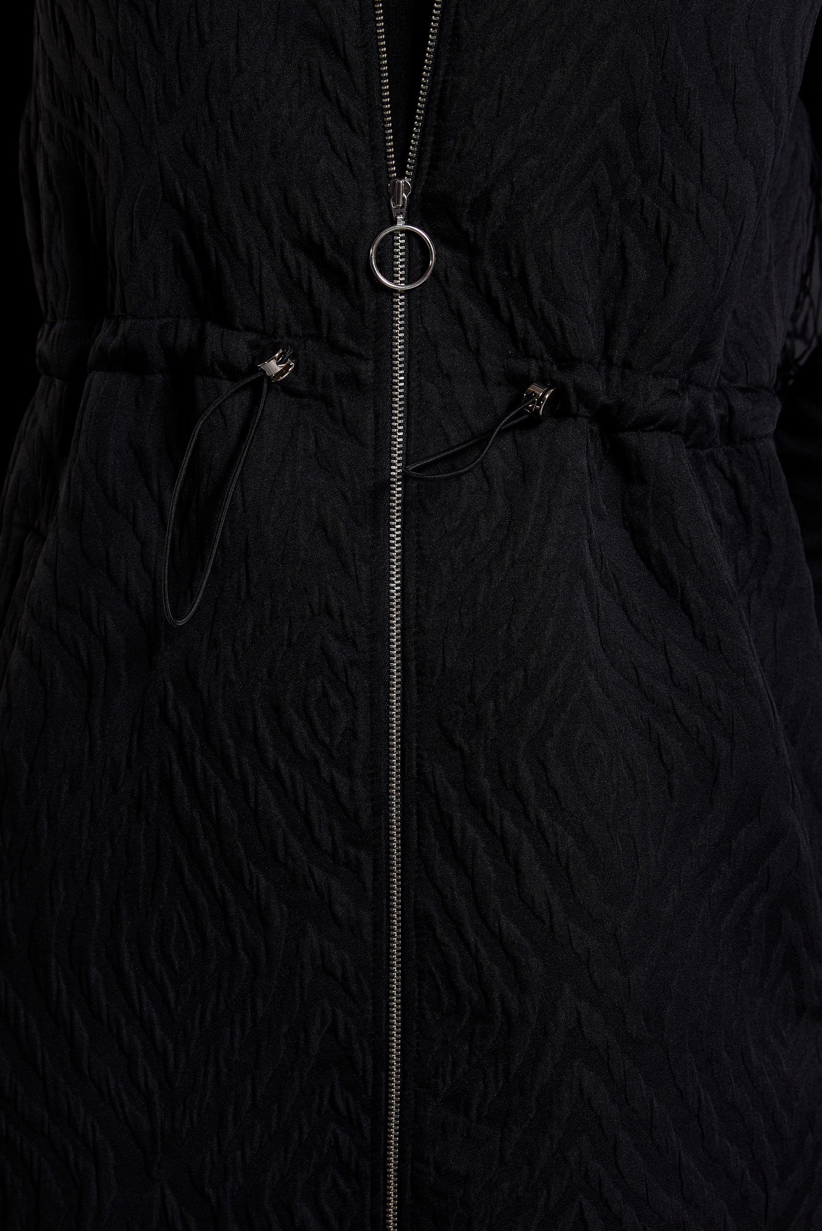 Vêtements hijab NOIR GILET À TAILLE FUMÉE 45304