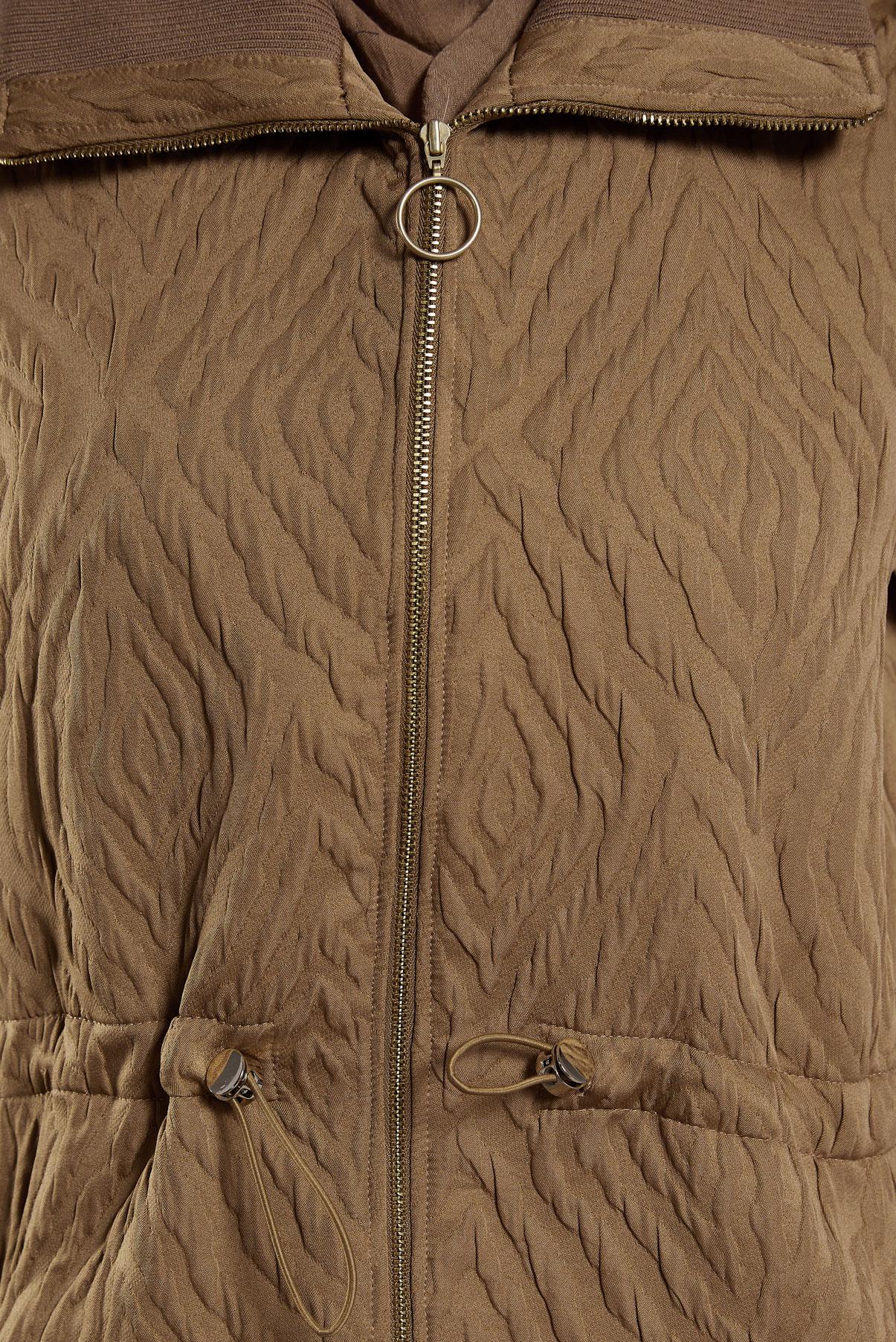 Vêtements hijab BRUN GILET À TAILLE FUMÉE 45304