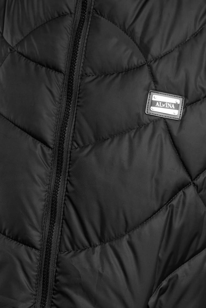 Vêtements hijab NOIR GILET DOUDOUNE À CAPUCHE 90527 - ALVİNA