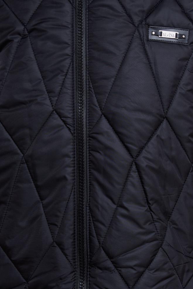 Vêtements hijab NOIR GILET DOUDOUNE À CAPUCHE 90528 - ALVİNA