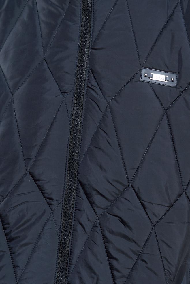 Vêtements hijab BLEU MARINE GILET DOUDOUNE À CAPUCHE 90528 - ALVİNA