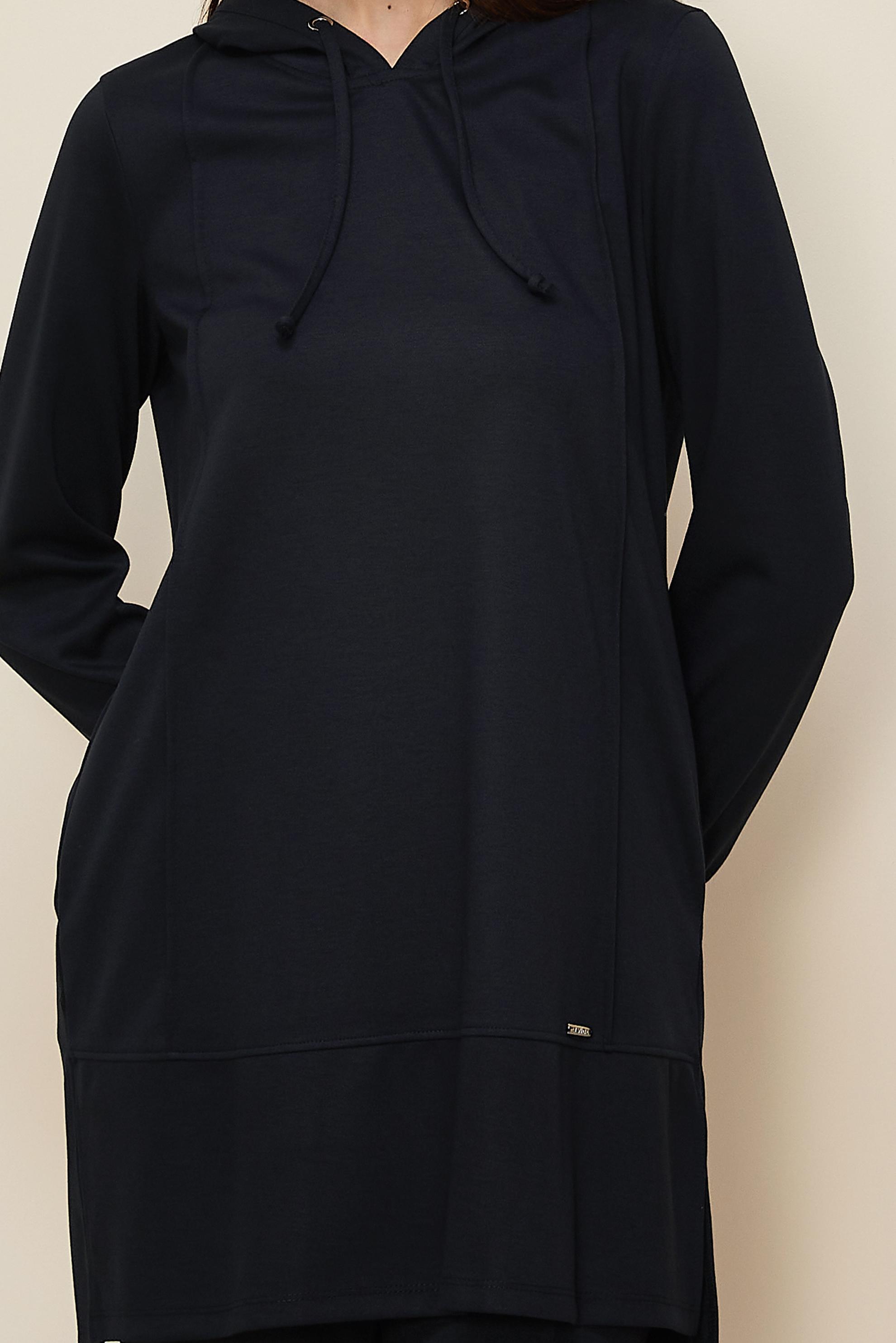 Vêtements hijab GRIS ENSEMBLE PANTALON À CAPUCHE 45214-1