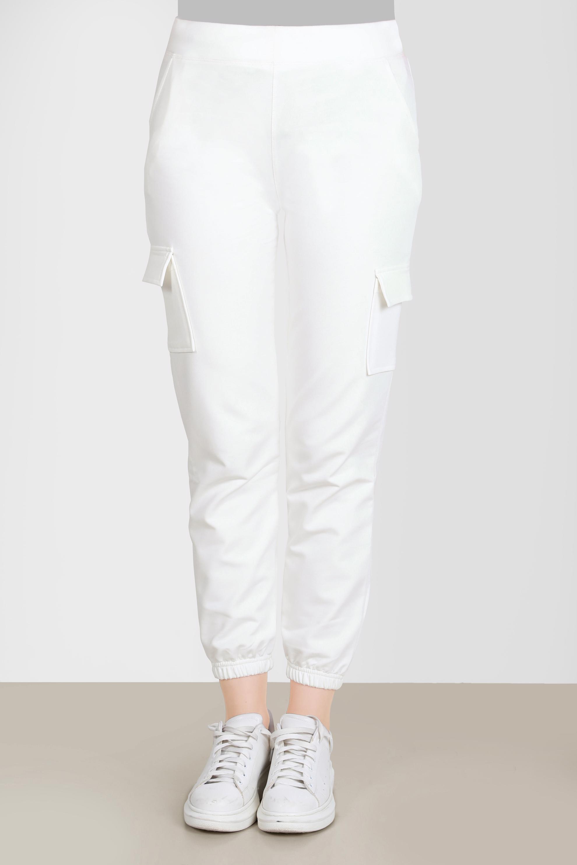 Hijab clothing WHITE POCKET DETAIL TRACKSUIT PANTS 70398 