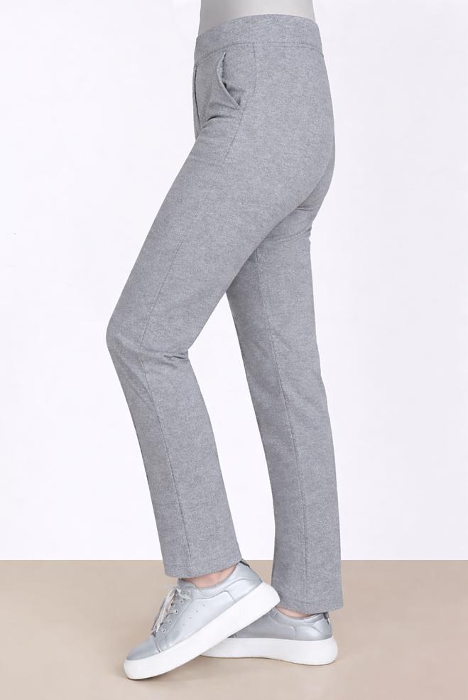 Hijab clothing GREY ELASTIC WAIST SWEATPANTS 70395 - ALVİNA
