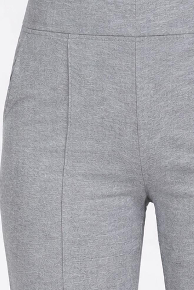 Hijab clothing GREY ELASTIC WAIST SWEATPANTS 70395 - ALVİNA