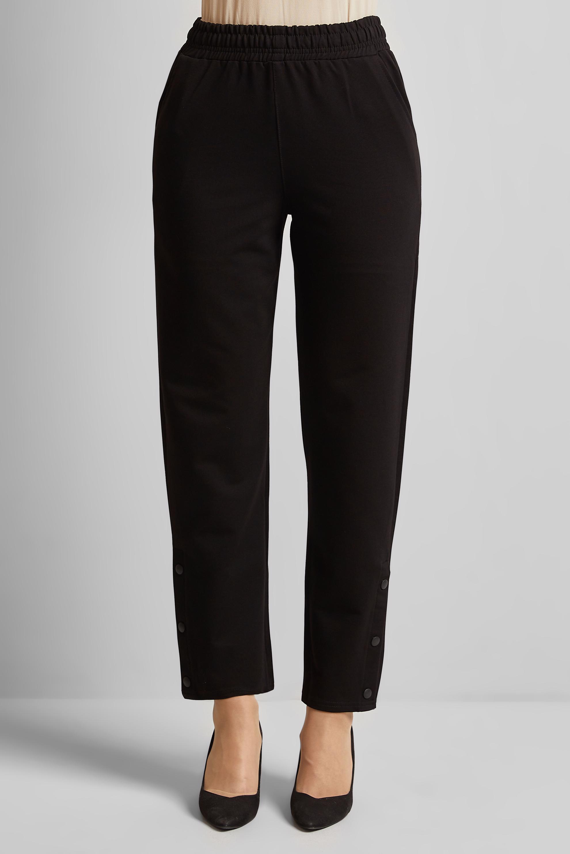 Hijab clothing BLACK ELASTIC WAIST TRACKSUIT PANTS 70570