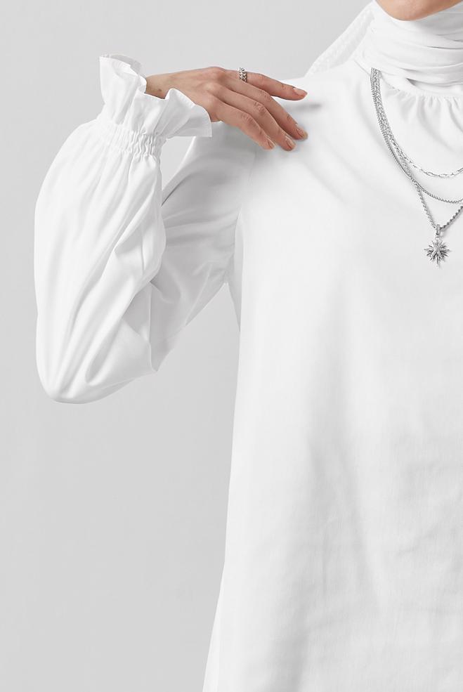 Hijab clothing WHITE 45341 44536 BLUZ 38-44 TEK 40 - ALVİNA