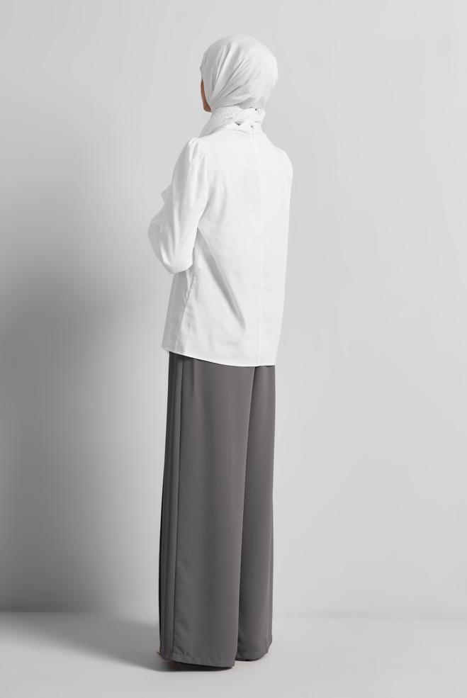 Hijab clothing WHITE 45341 44536 BLUZ 38-44 TEK 40 - ALVİNA