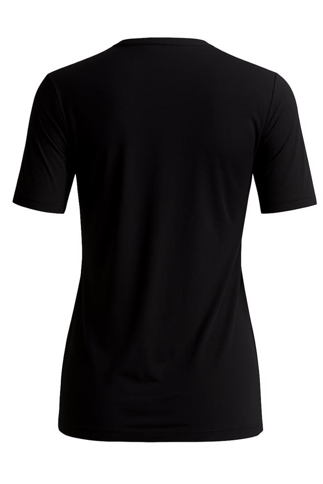 Tesettür giyim SİYAH KISA KOLLU BODY 45639 - ALVİNA