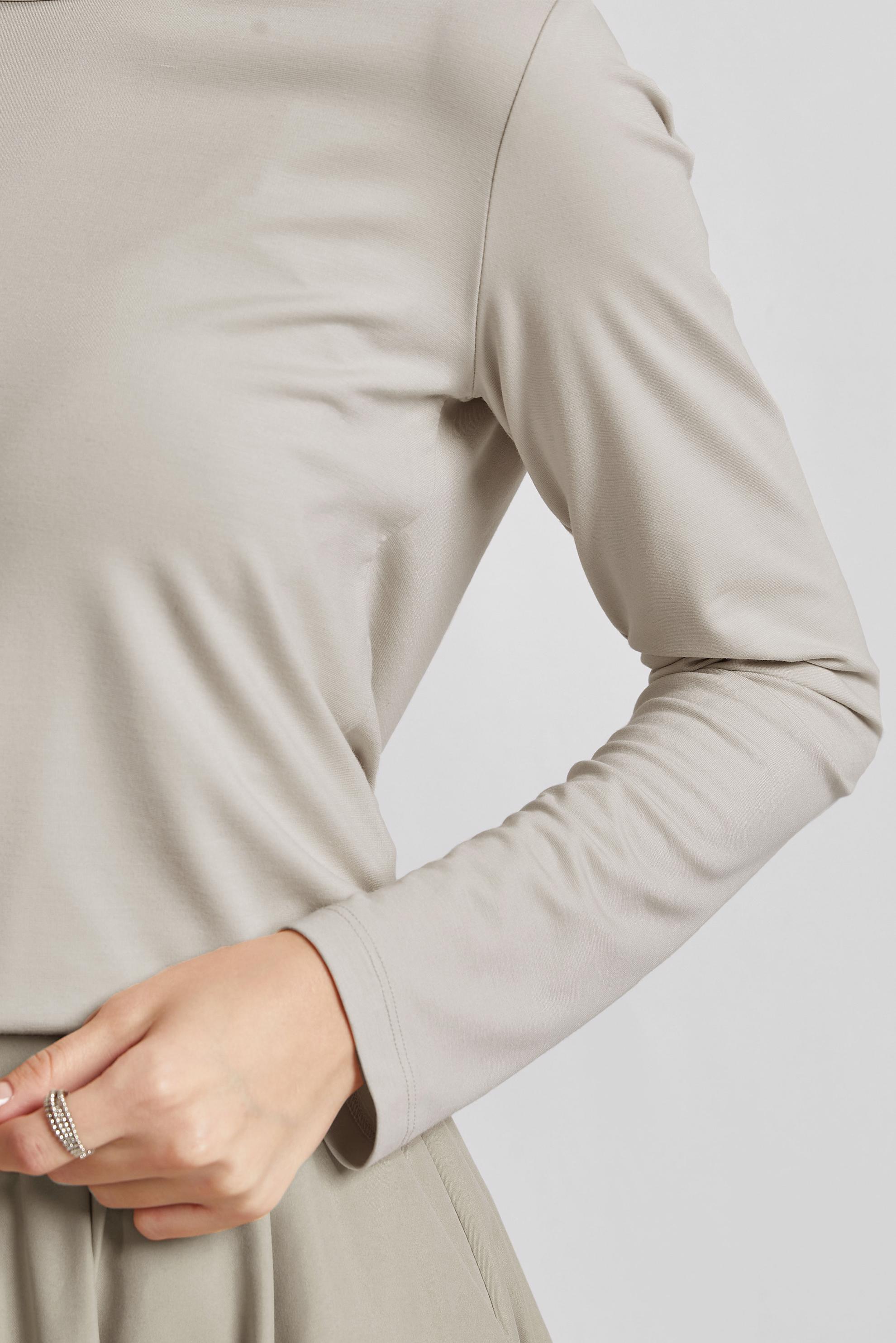 Hijab clothing BEIGE CREW-NECK BODYSUIT 45640