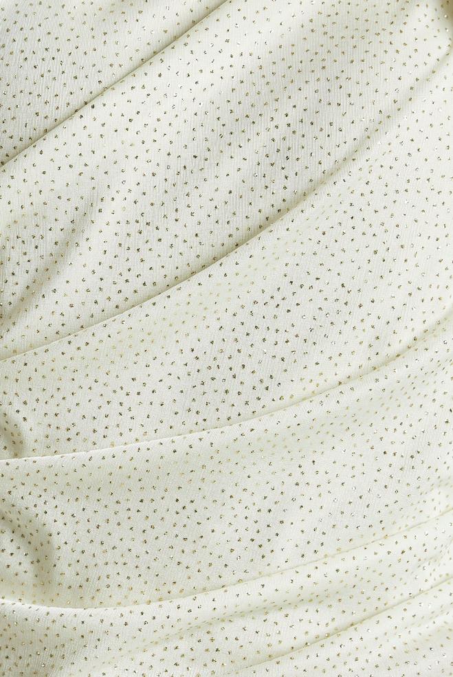 Tesettür giyim BEYAZ DRAPE DETAYLI BLUZ 45680 - ALVİNA