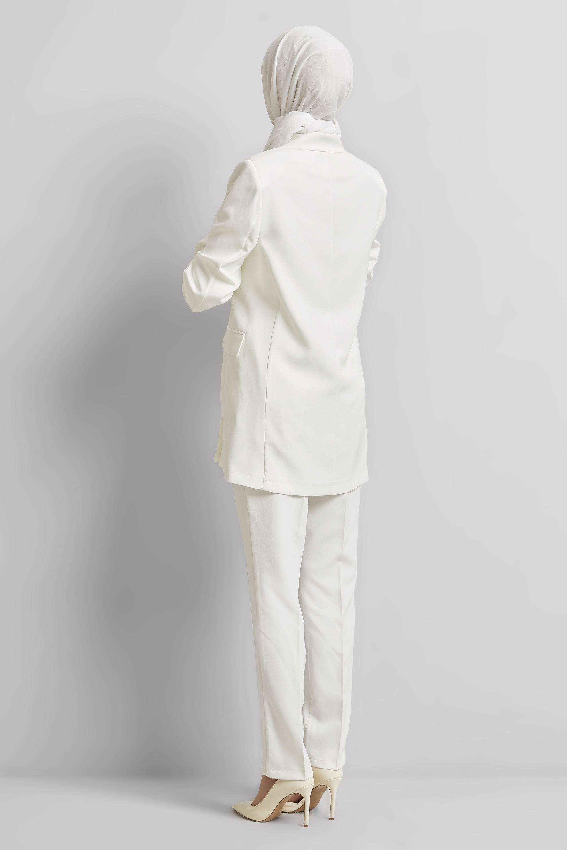 Vêtements hijab BLANC VESTE BLAZER 45436