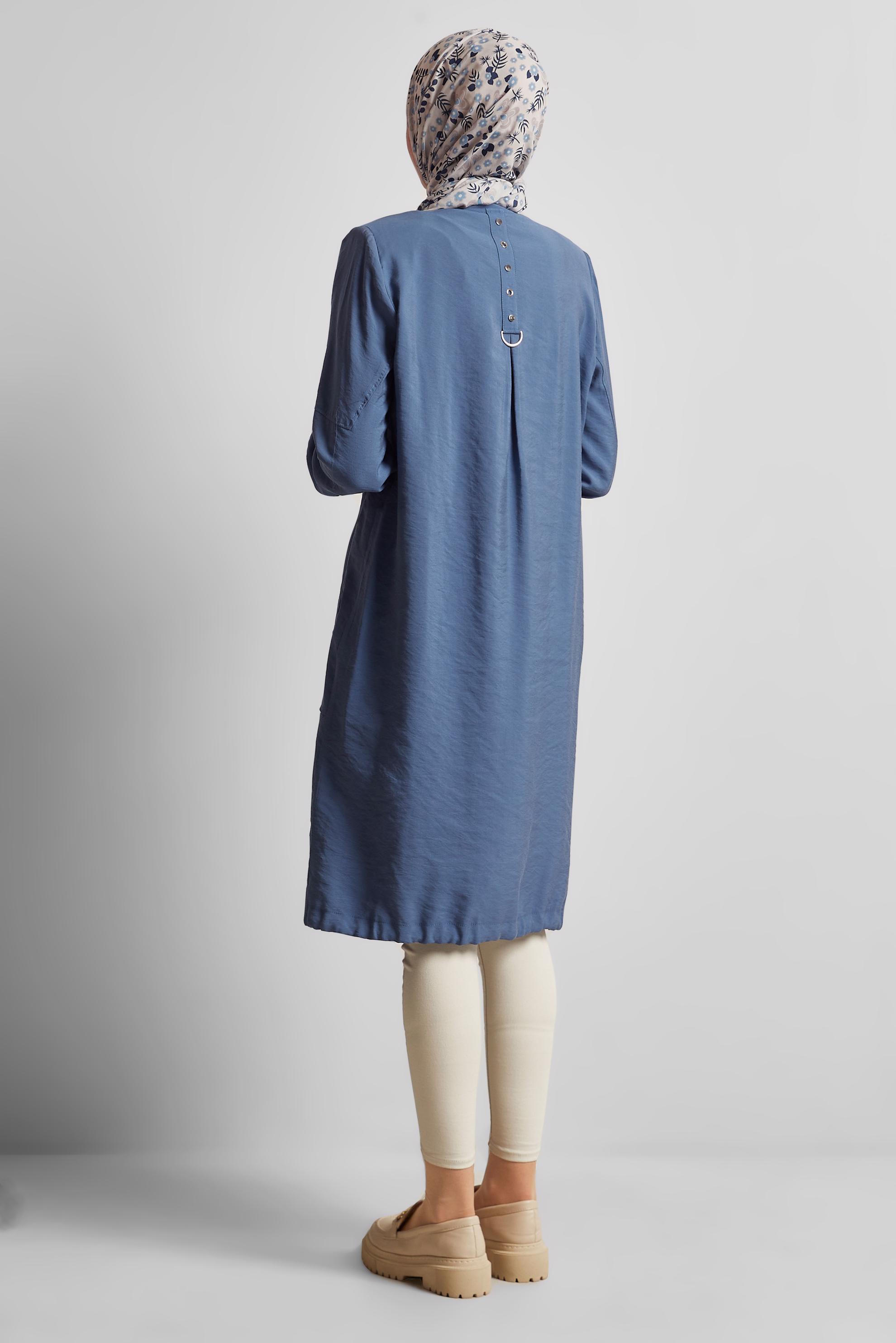 Vêtements hijab BLEU MARINE VESTE ZIPPÉE 45445