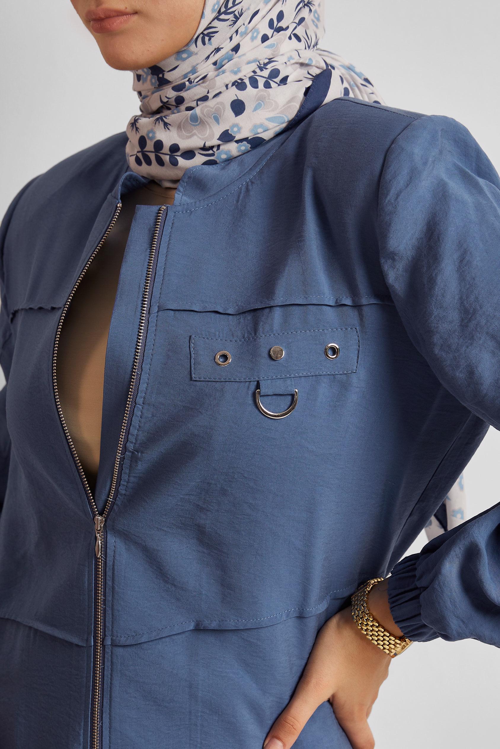 Vêtements hijab BLEU MARINE VESTE ZIPPÉE 45445