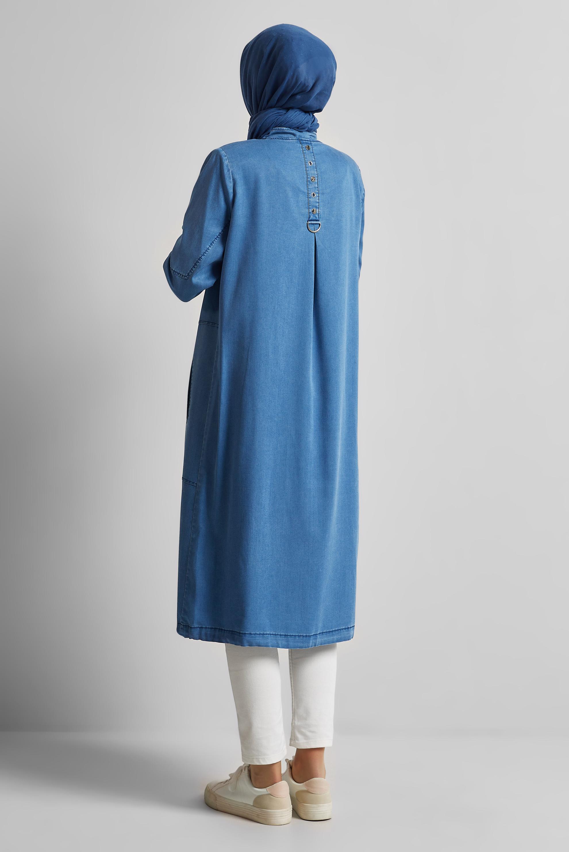 Tesettür giyim MAVİ DENİM GİY ÇIK 45474