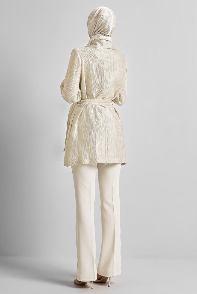 Vêtements hijab BEIGE 45546 NEW VALERİA GİY ÇIK 38-44 TEK 40 - ALVİNA