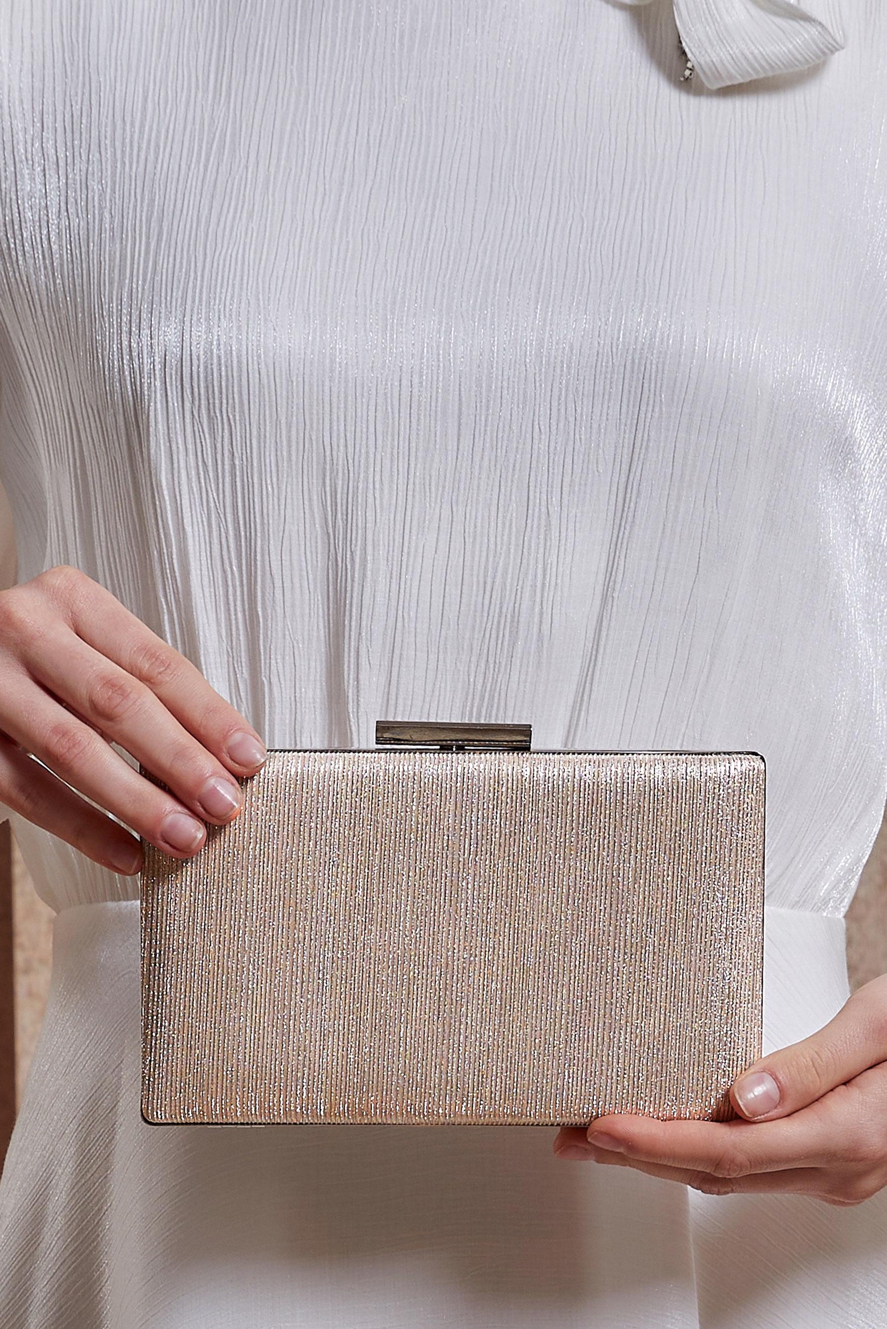 Hijab clothing GOLD ALVINA EVENING BAG 037