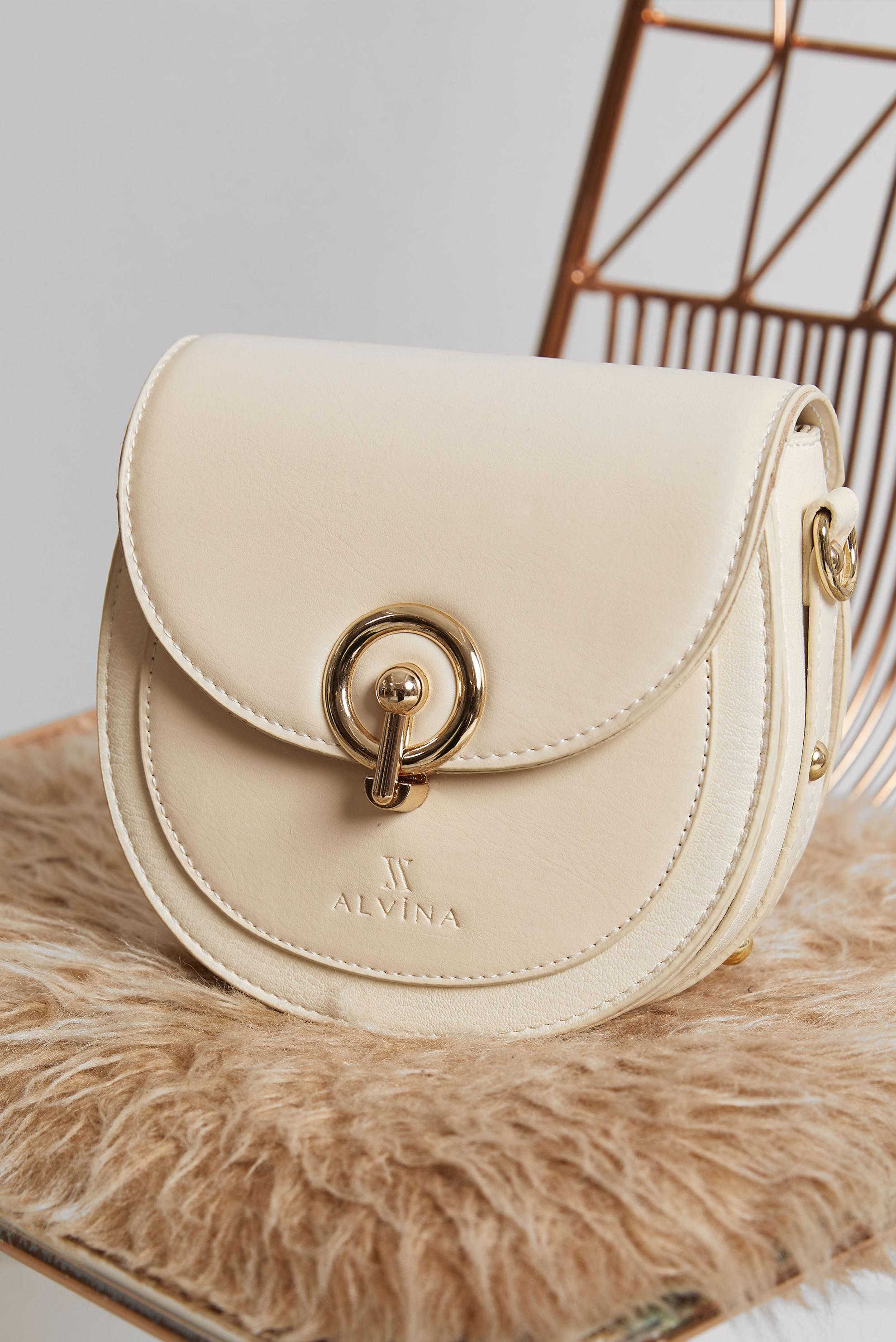 Tesettür giyim BEYAZ ALVİNA ÇANTA 928