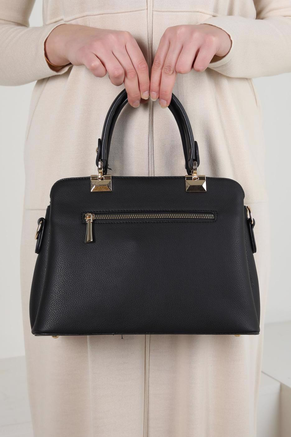 Tesettür giyim SİYAH ALVİNA ÇANTA 978