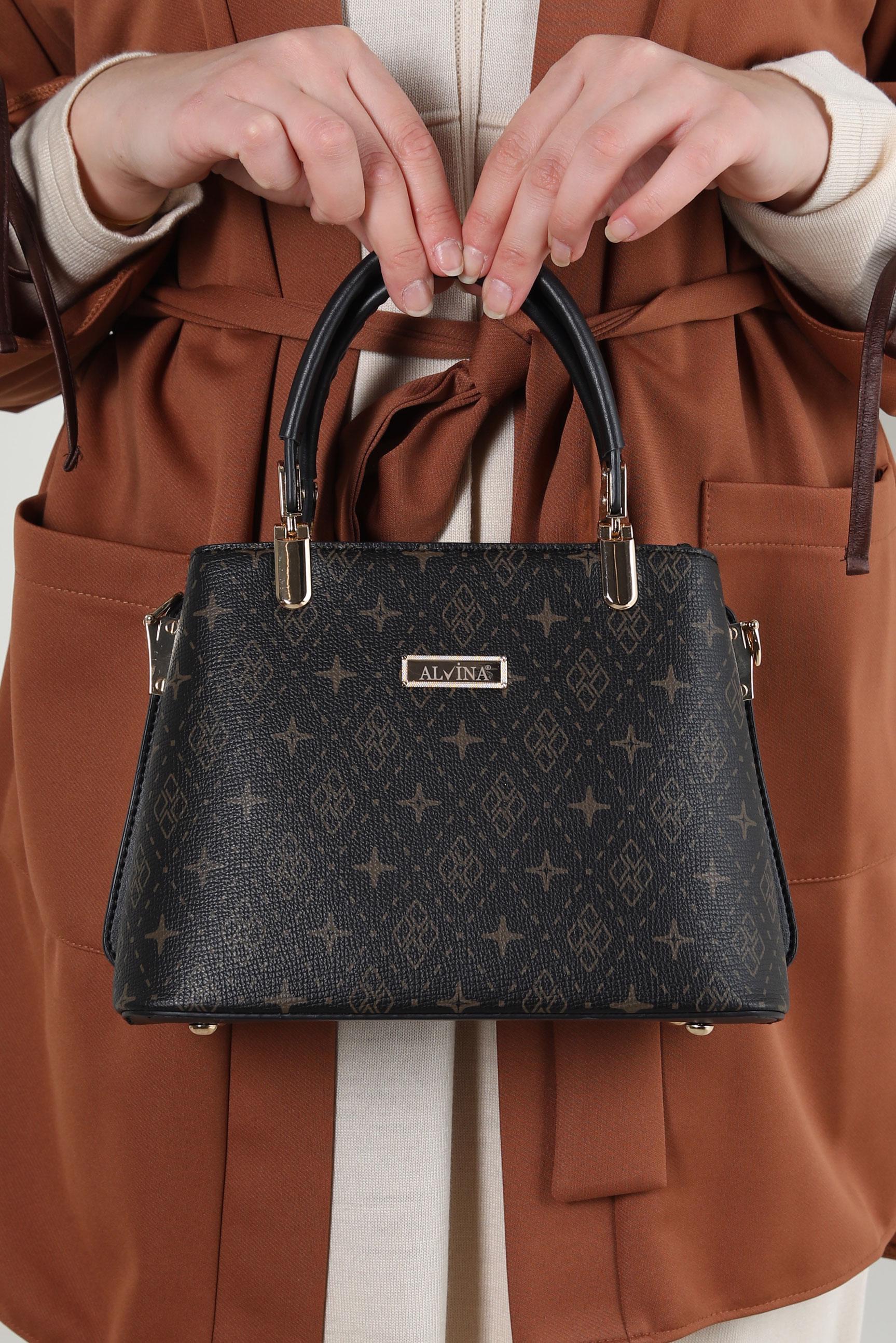 Tesettür giyim SİYAH ALVİNA ÇANTA 982