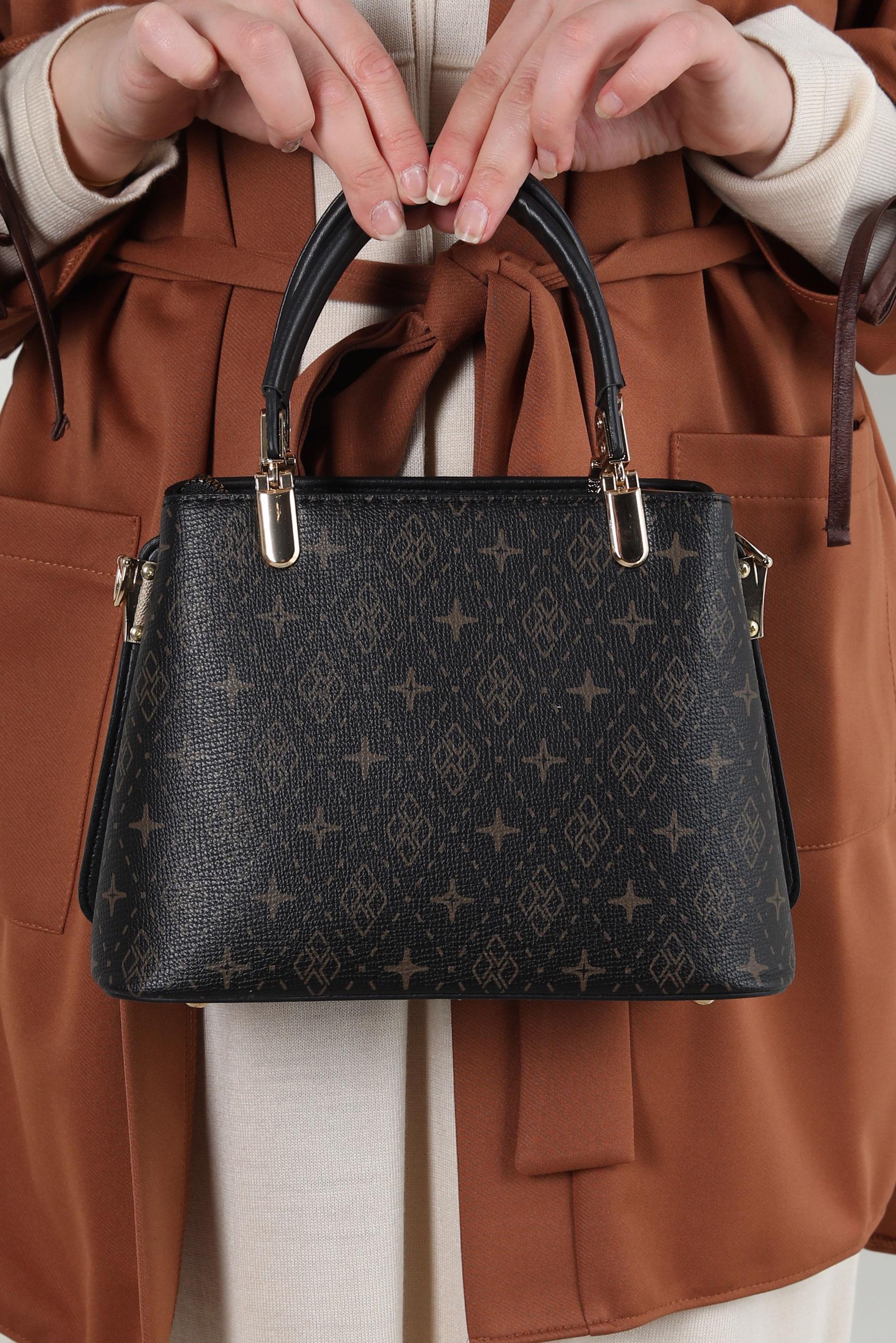 Tesettür giyim SİYAH ALVİNA ÇANTA 982