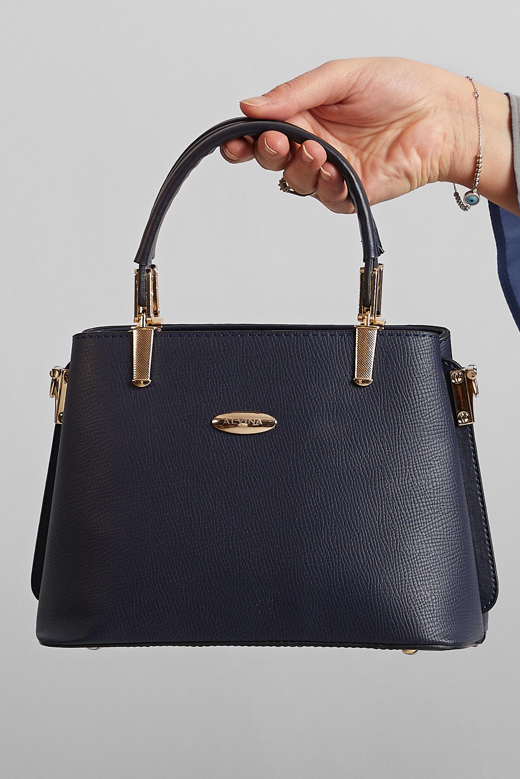 Tesettür giyim LACİVERT ALVİNA ÇANTA 982