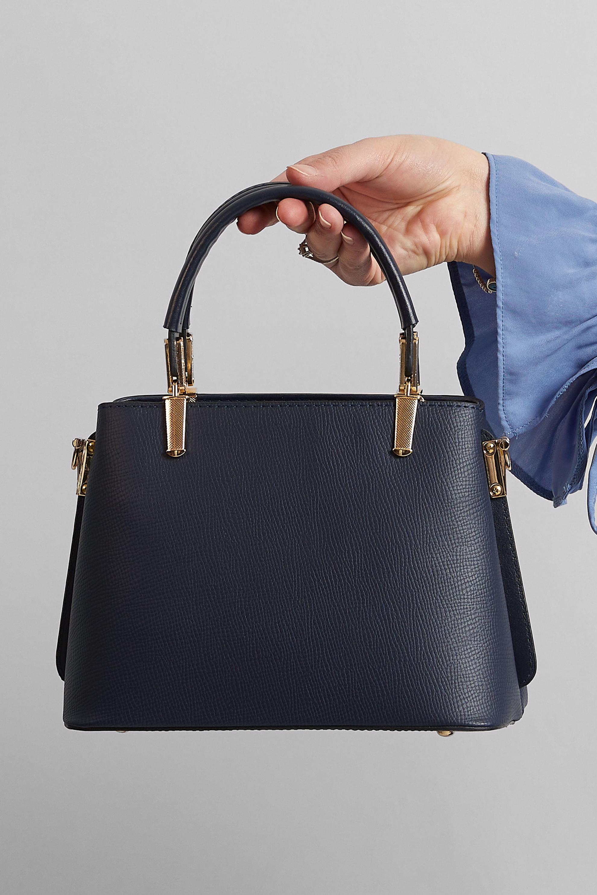 Tesettür giyim LACİVERT ALVİNA ÇANTA 982