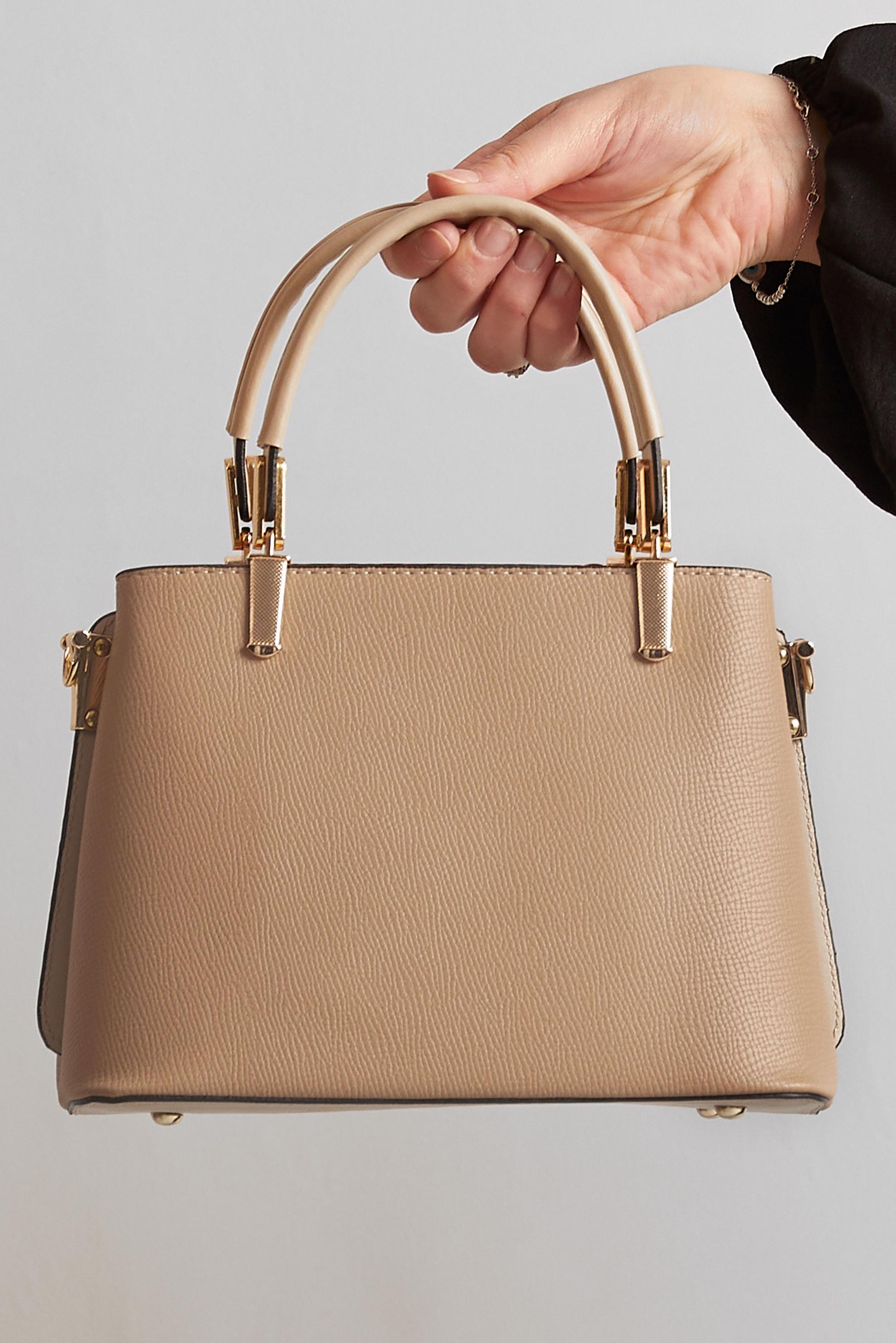 Tesettür giyim VİZON ALVİNA ÇANTA 982