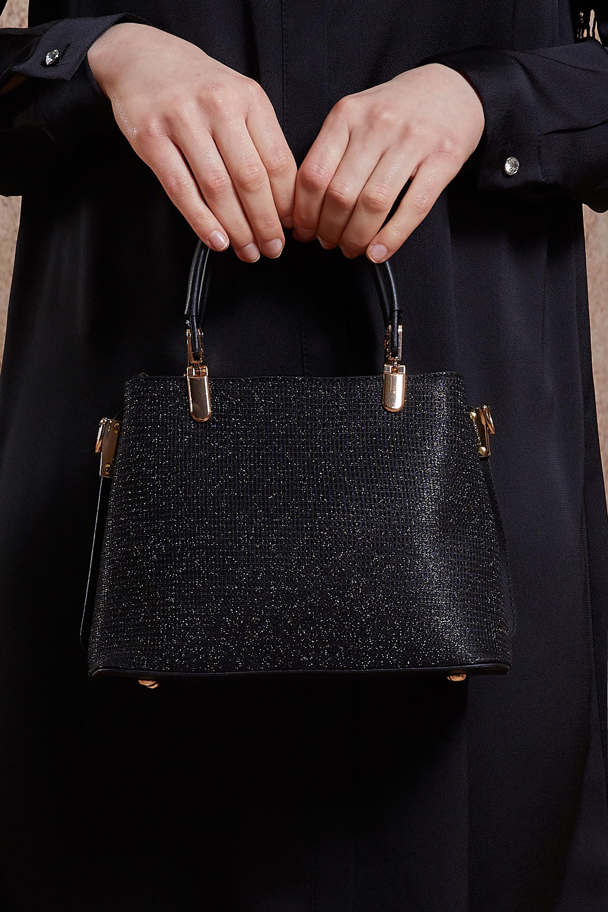 Tesettür giyim SİYAH ALVİNA ÇANTA 982