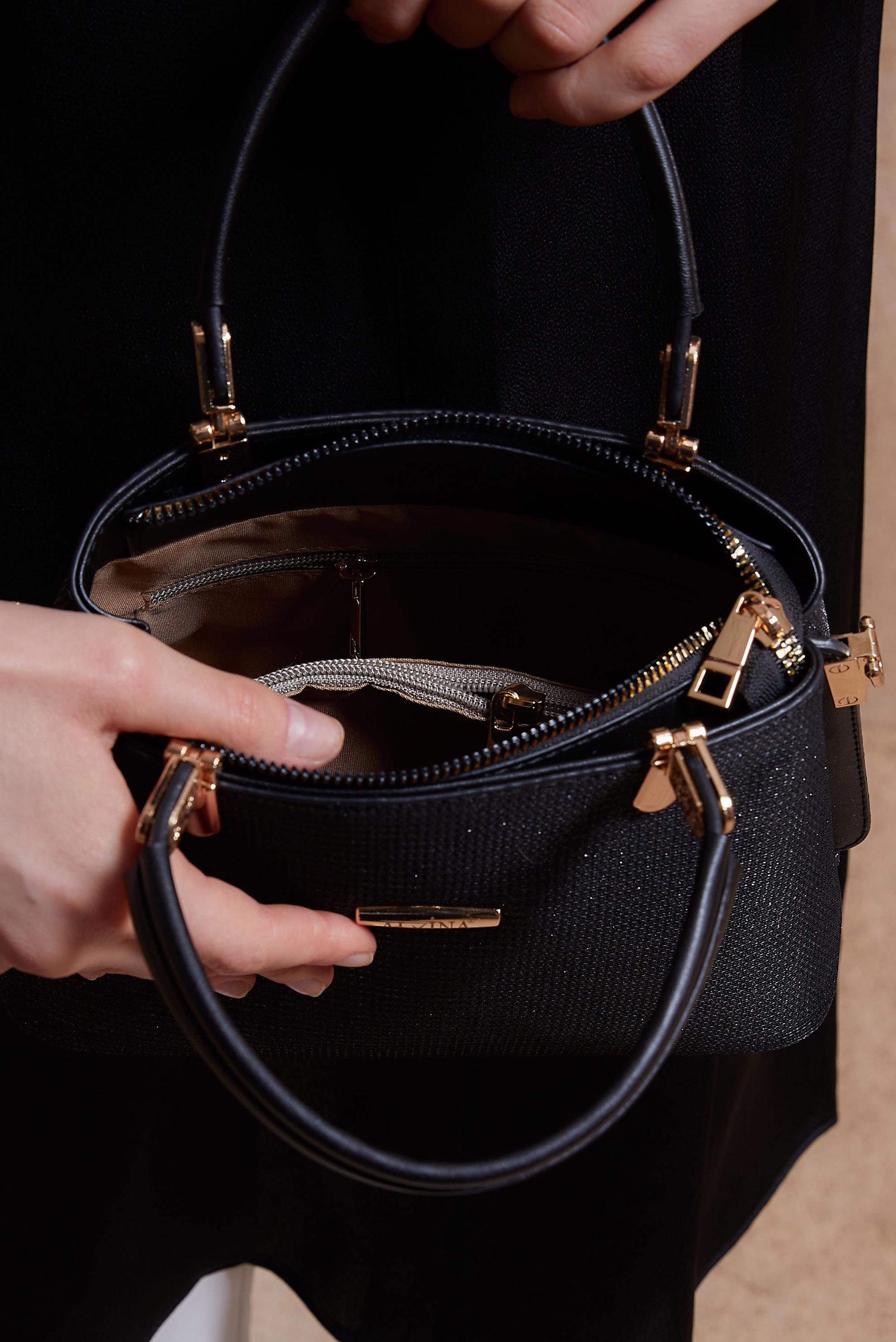 Tesettür giyim SİYAH ALVİNA ÇANTA 982