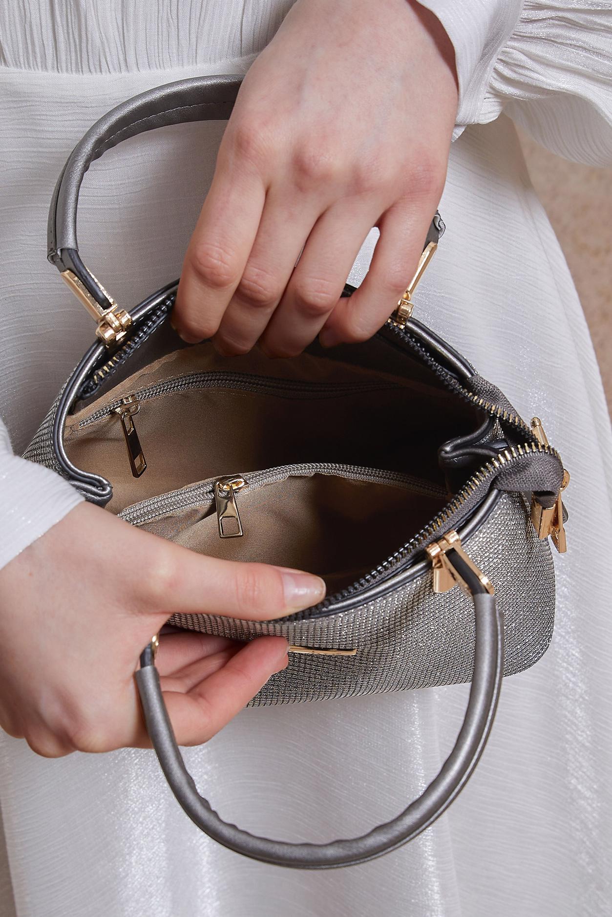 Tesettür giyim BAKIR / BRONZ ALVİNA ÇANTA 982