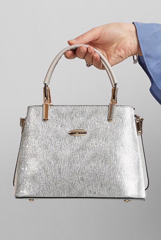 Tesettür giyim GÜMÜŞ ALVİNA ÇANTA 982 - ALVİNA