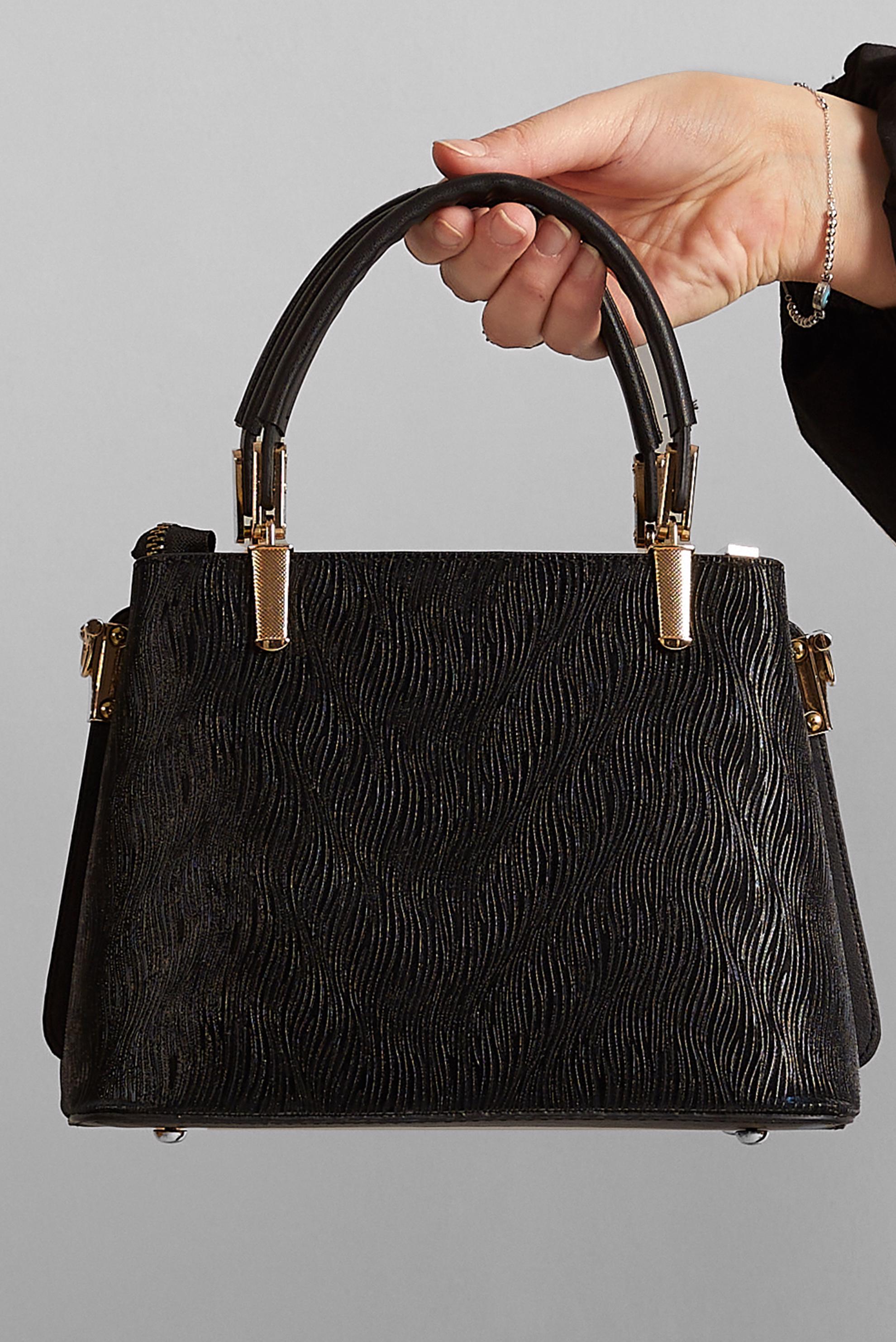 Tesettür giyim SİYAH ALVİNA ÇANTA 982