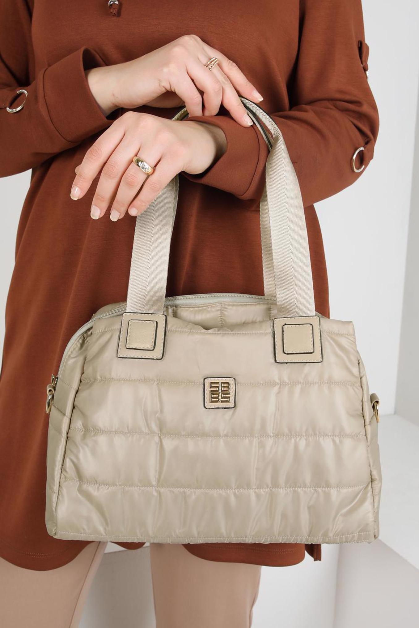 Tesettür giyim BEYAZ ALVİNA ÇANTA 1878 