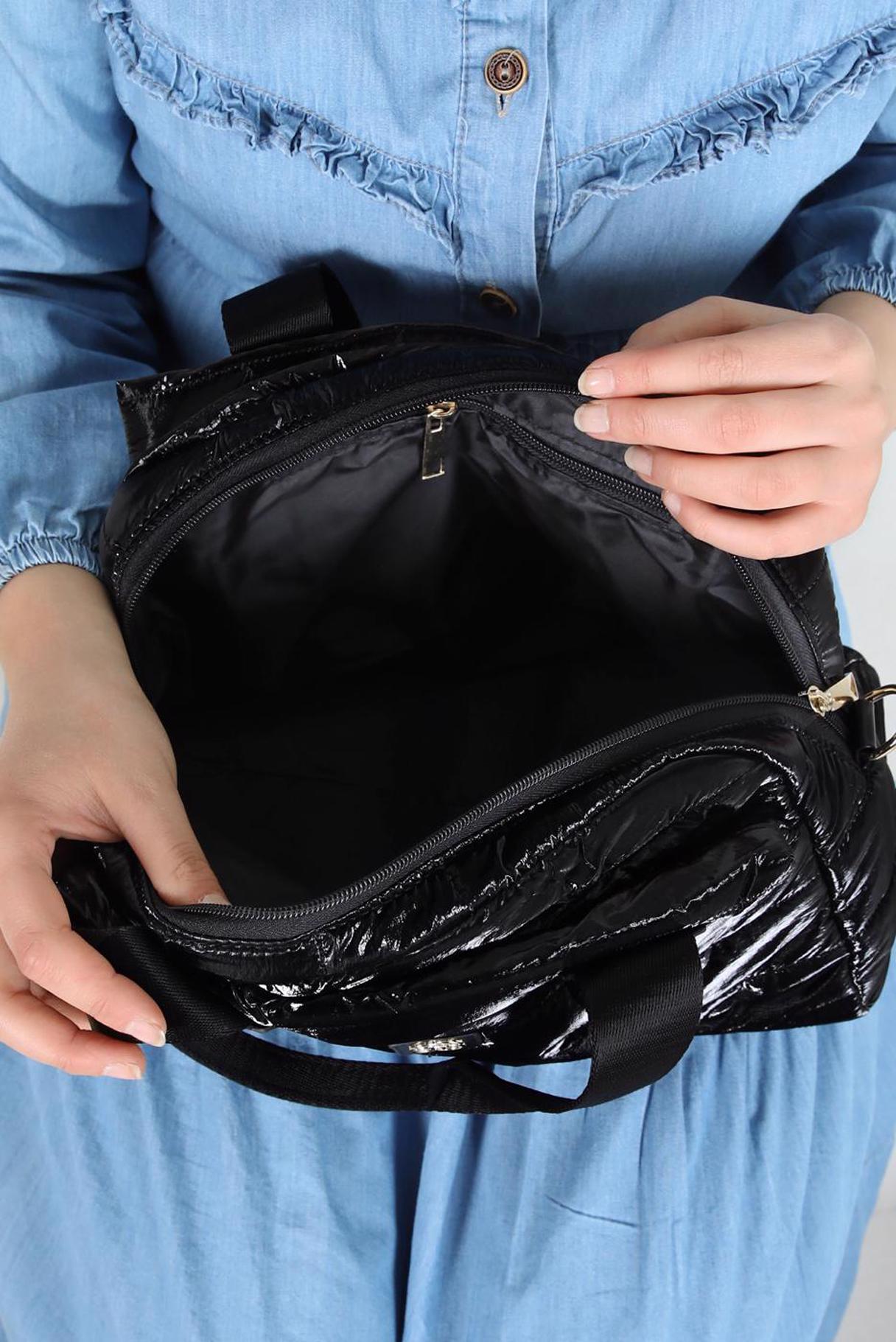 Tesettür giyim SİYAH ALVİNA ÇANTA 1878 