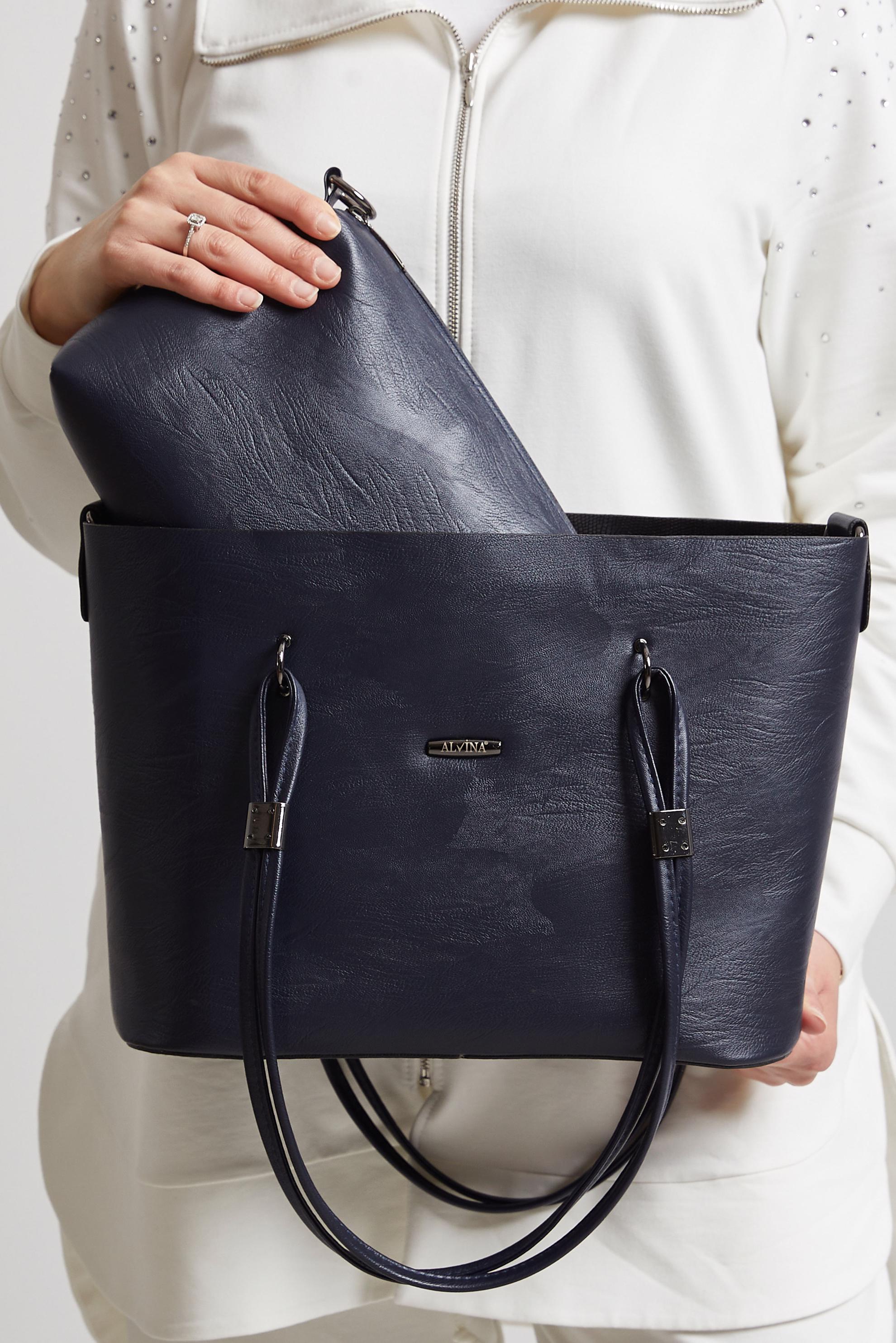 Tesettür giyim LACİVERT ALVİNA ÇANTA 2044