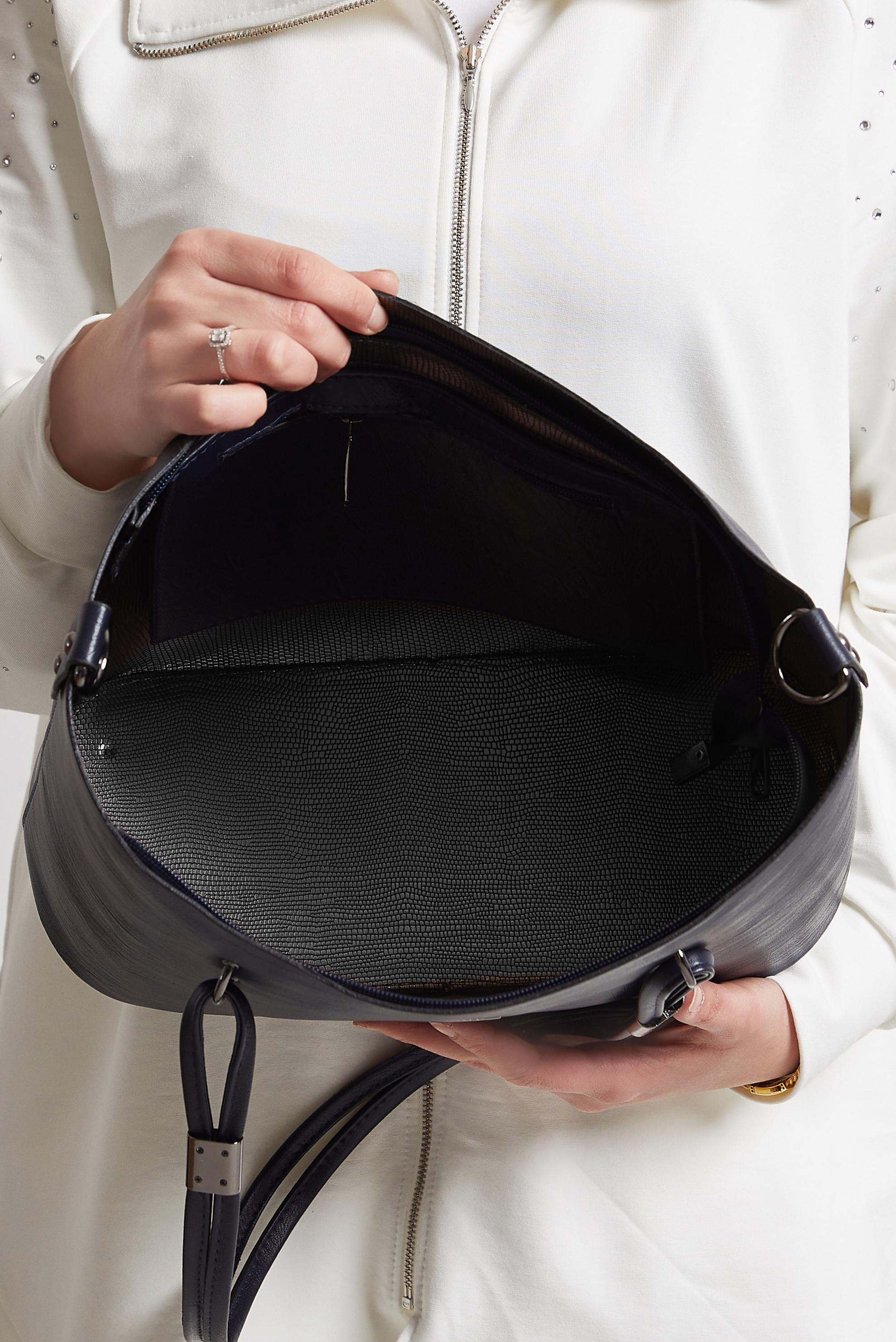 Tesettür giyim LACİVERT ALVİNA ÇANTA 2044