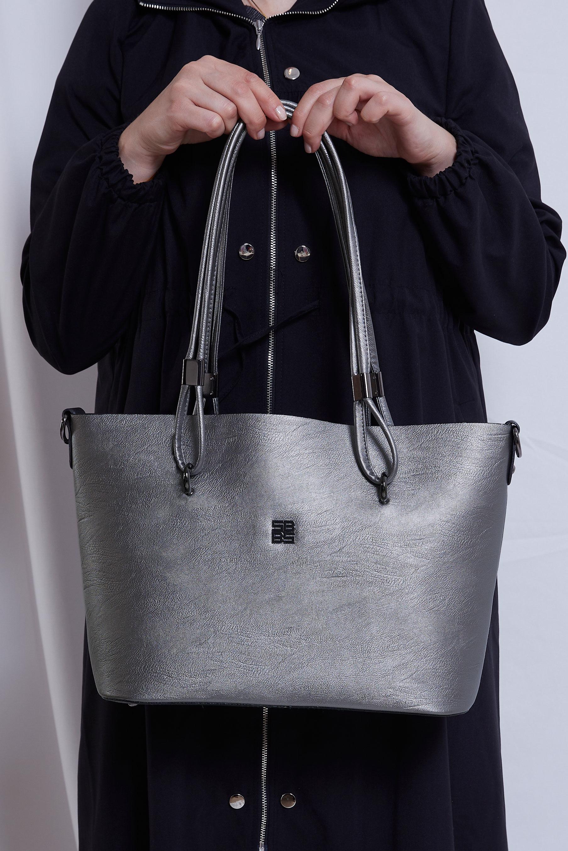 Tesettür giyim BEJ ALVİNA ÇANTA 2044