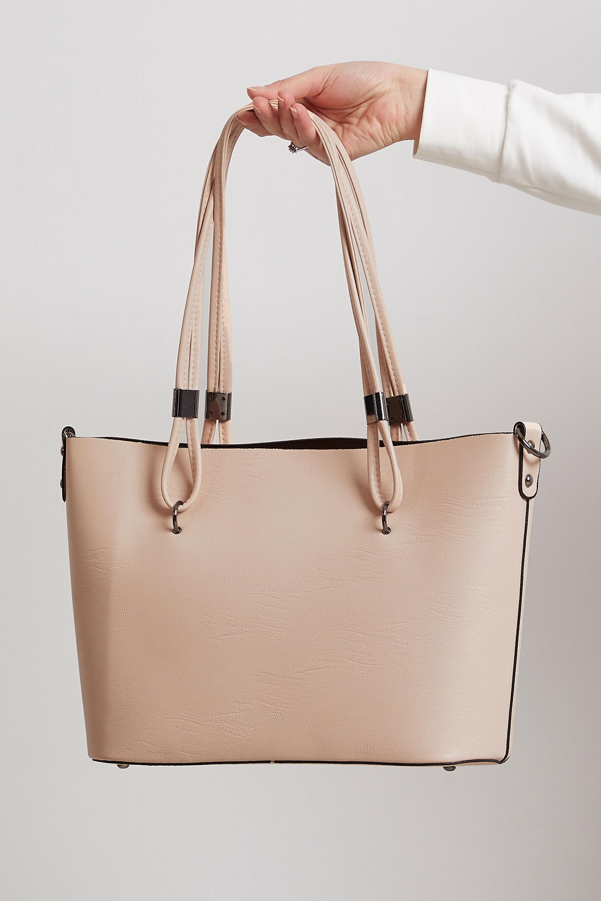 Tesettür giyim BEJ ALVİNA ÇANTA 2044