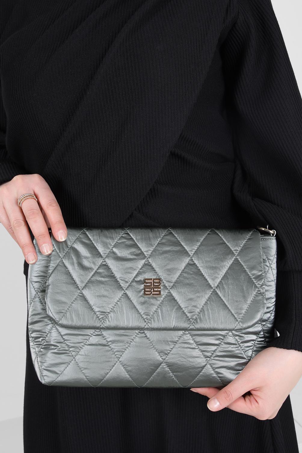 Tesettür giyim BEJ ALVİNA ÇANTA 2083